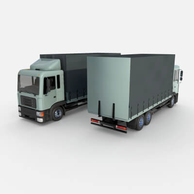Awning Cargo Truck