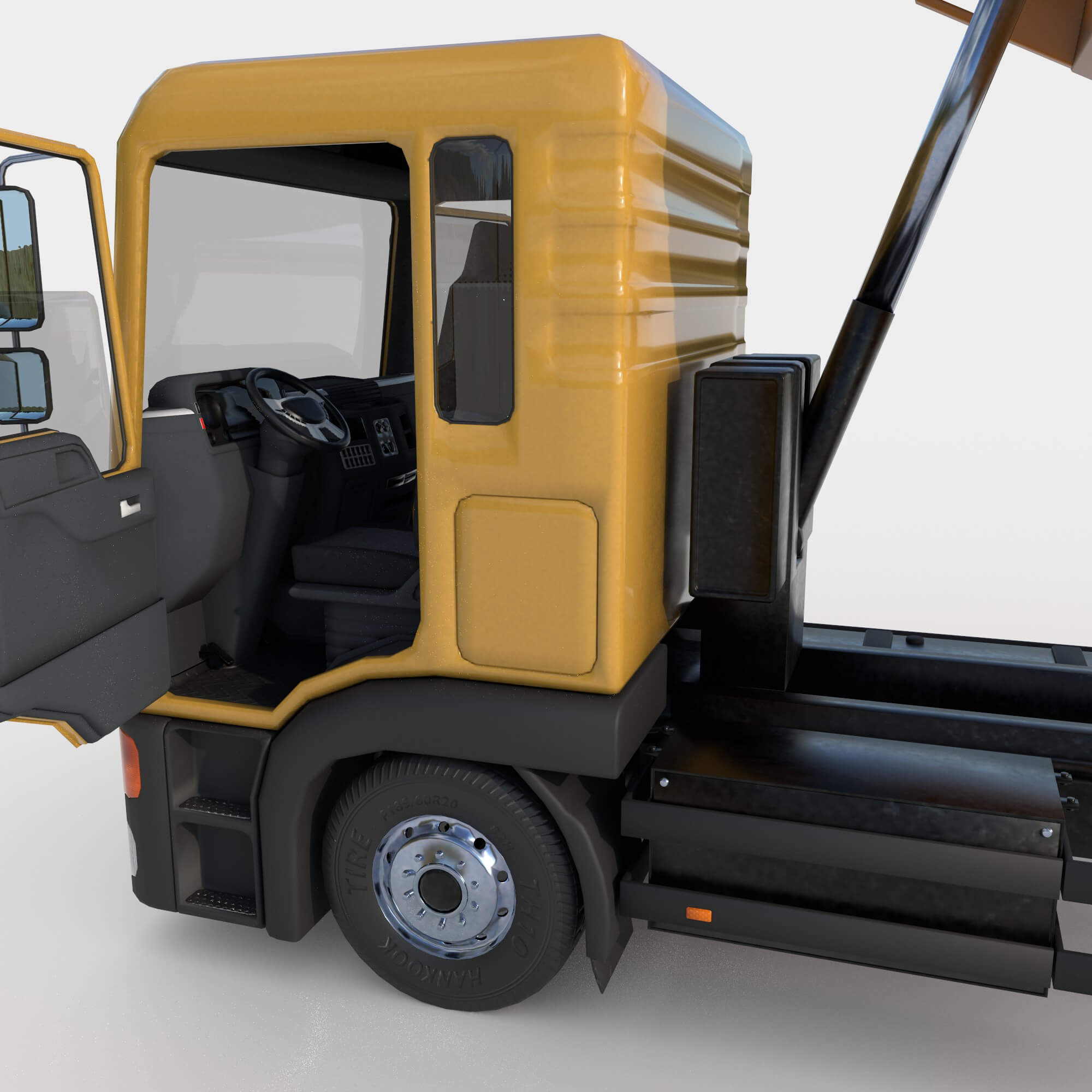 Large Dump Truck 3D Render, Digital Artwork by katherina