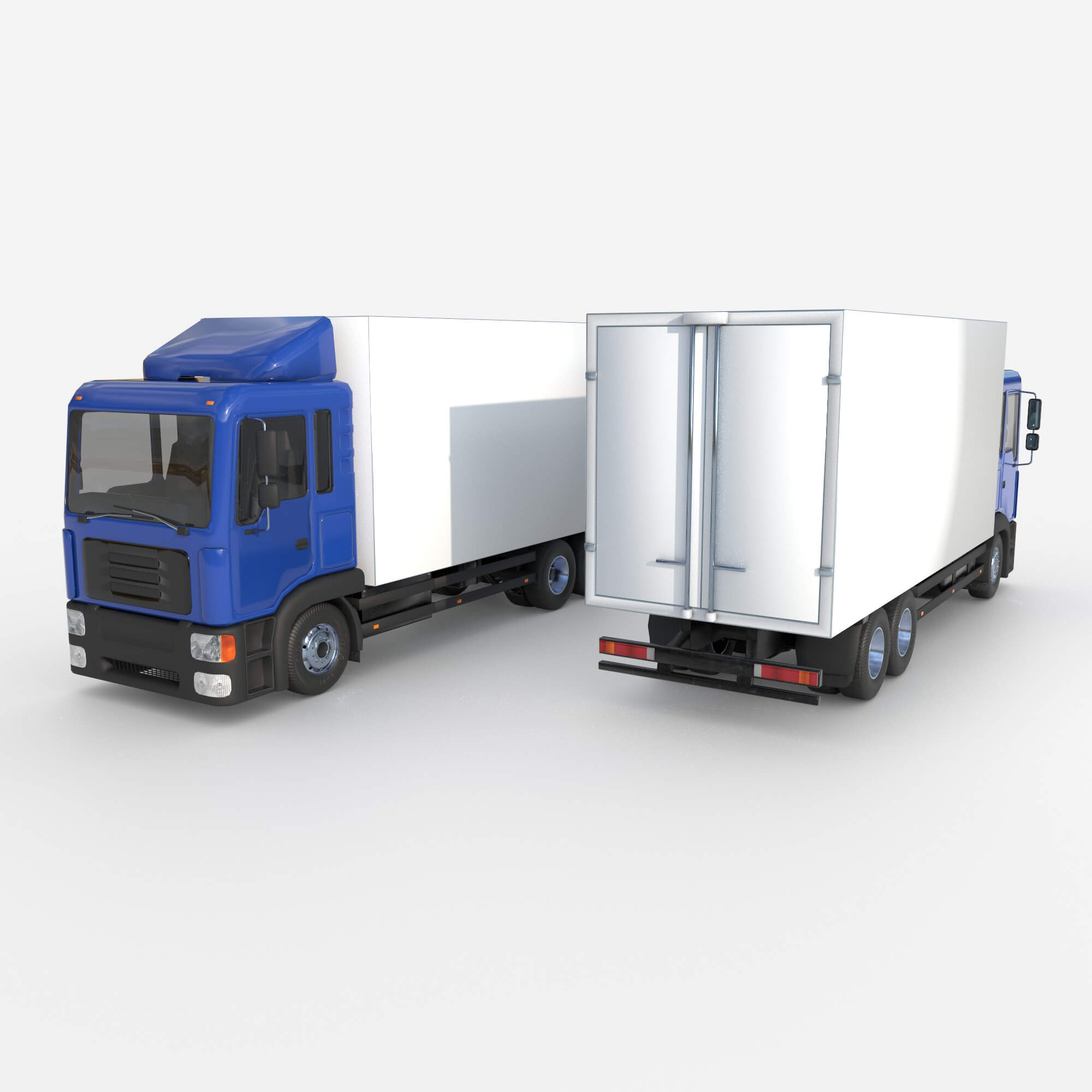 Light-Duty Truck Box 3D Render, Digital Artwork by katherina