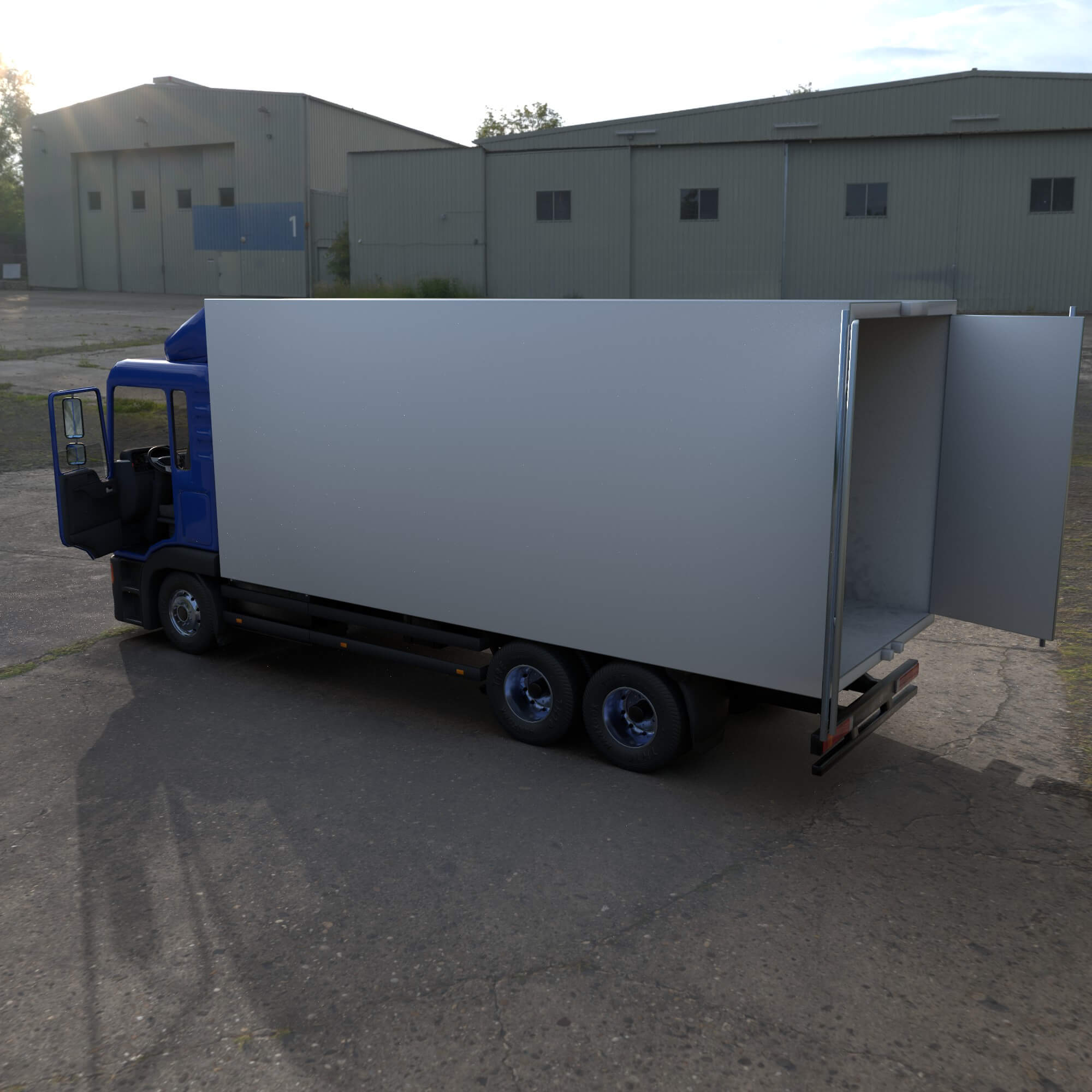 Light-Duty Truck Box 3D Model