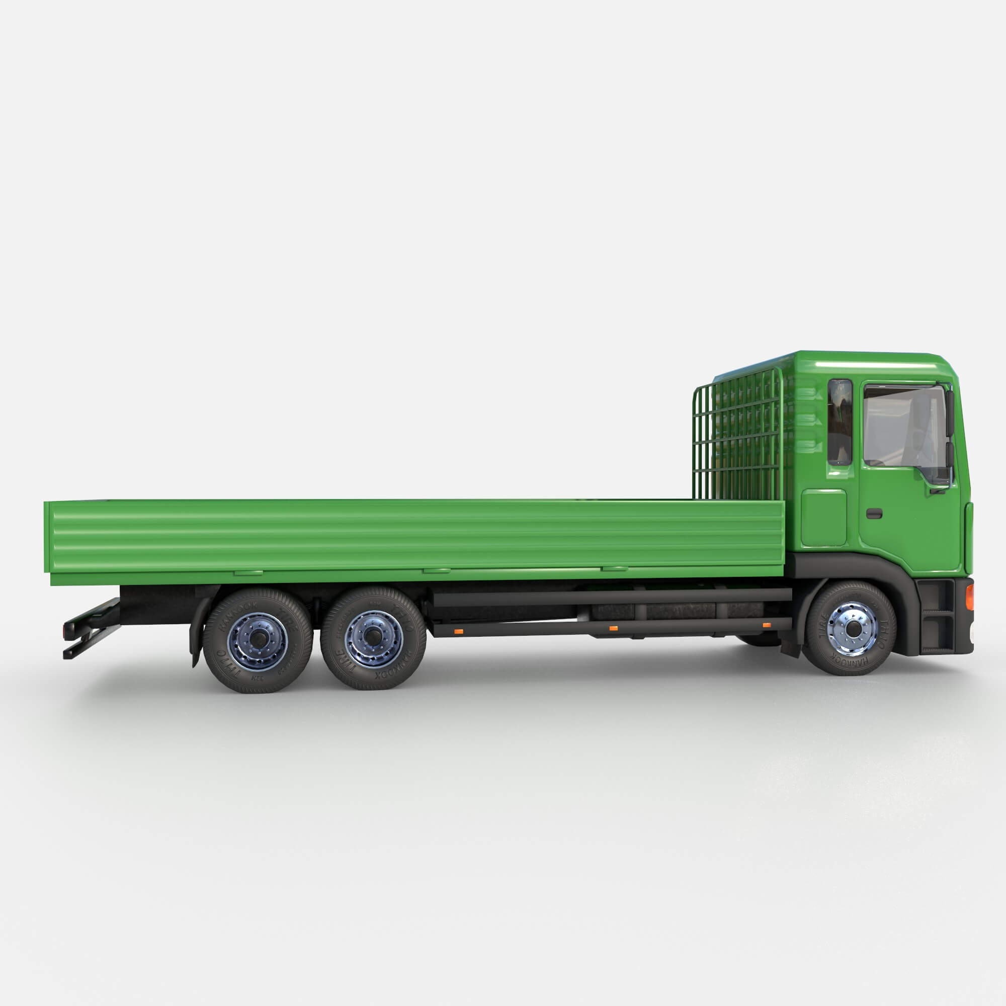 Open Body Truck 3D Model