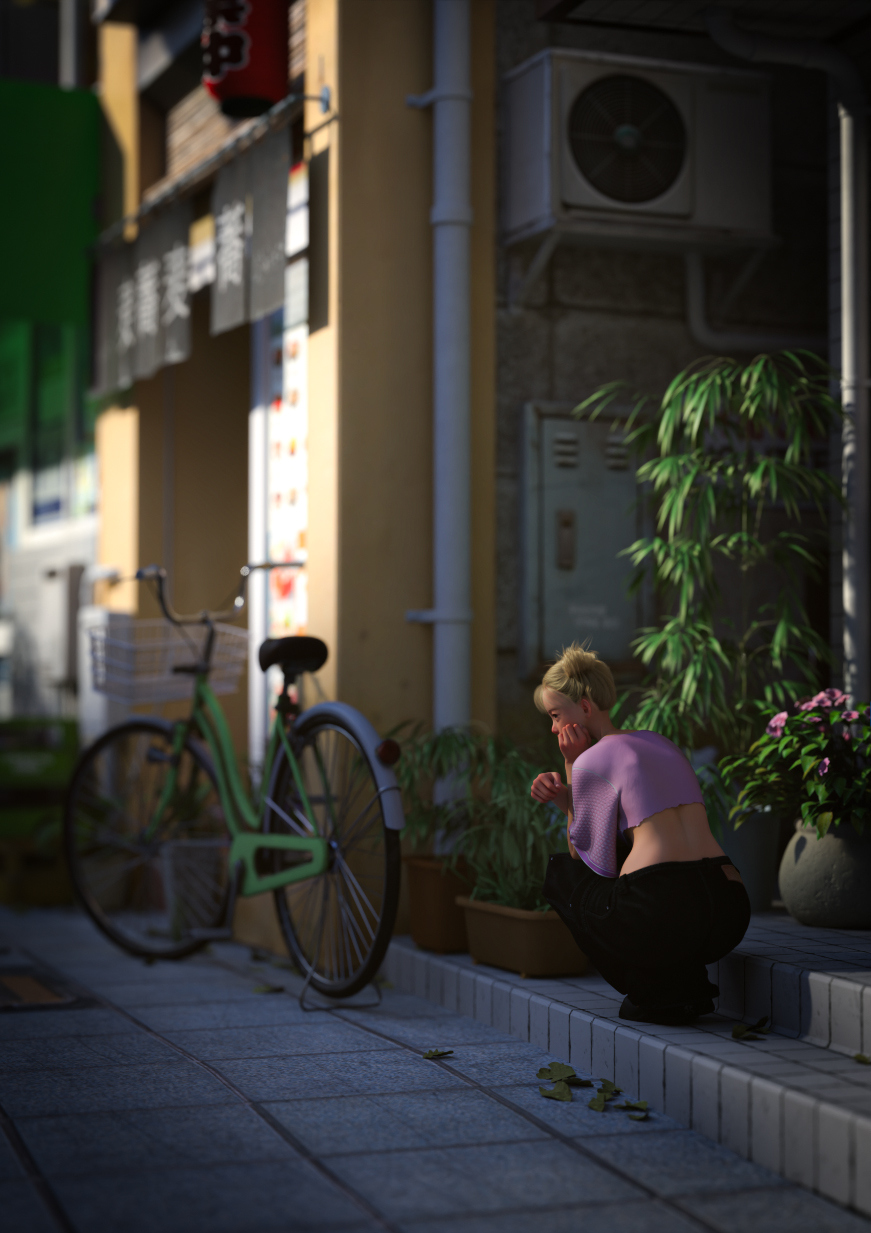 Maeve 01 3D Render, Digital Artwork by Kayami