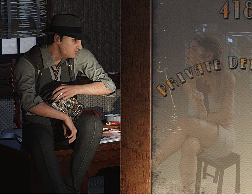 The Investigation Begins 3D Render, Digital Artwork by keener