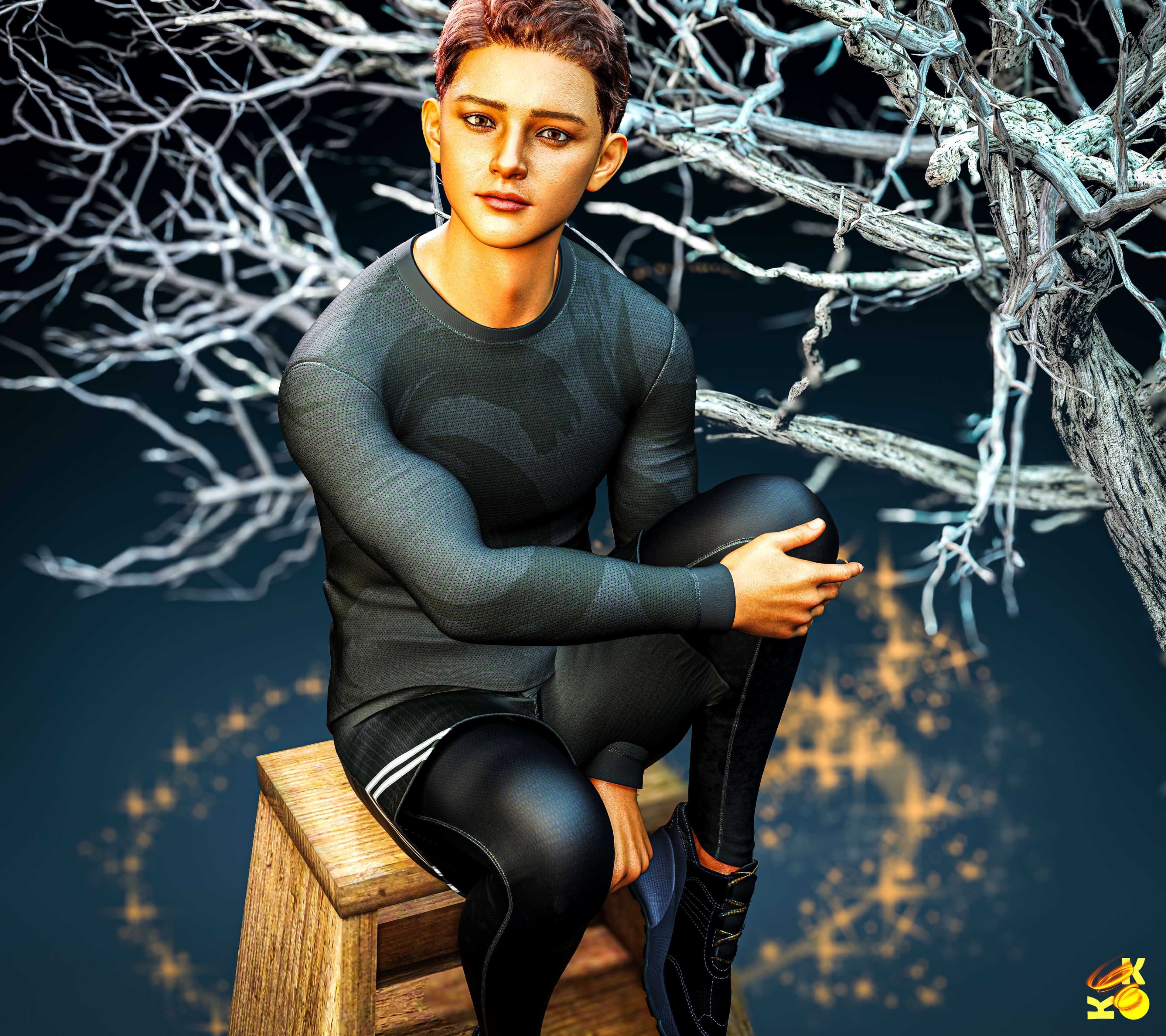 Stars Will Light Your Path 3D Render, Digital Artwork by Kev914
