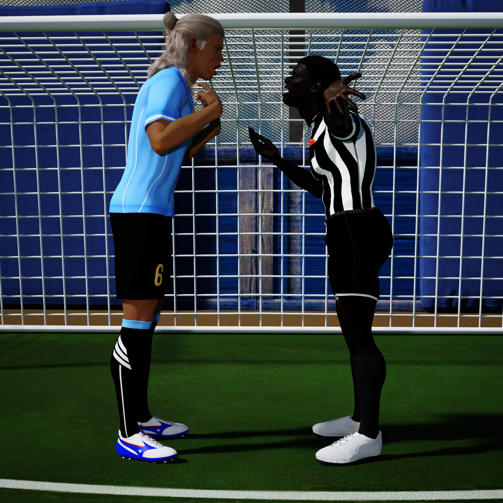 Lovers Quarrel - Poses for G8M Daz Content