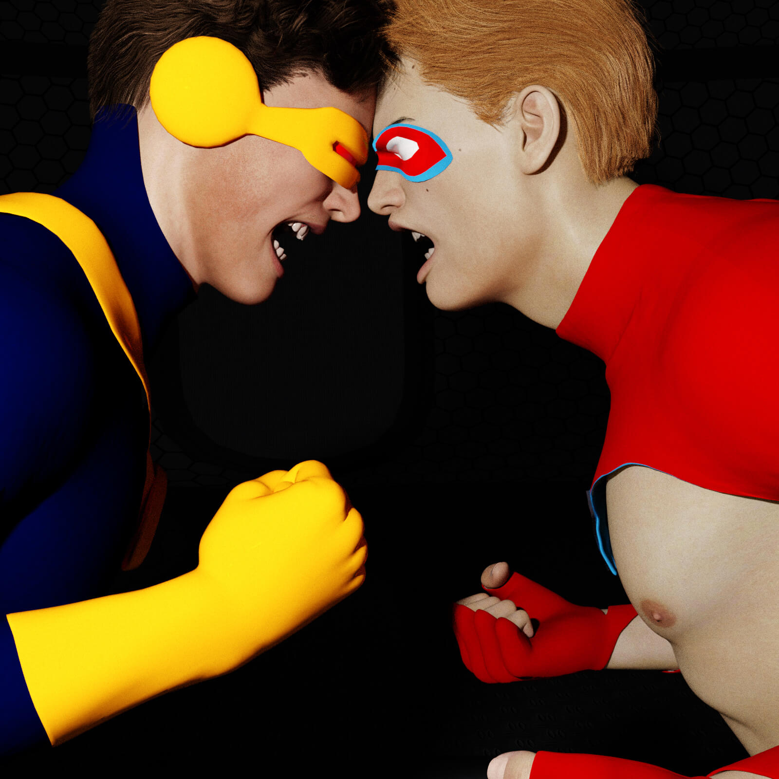 Lovers Quarrel - Poses for G8M Daz Content