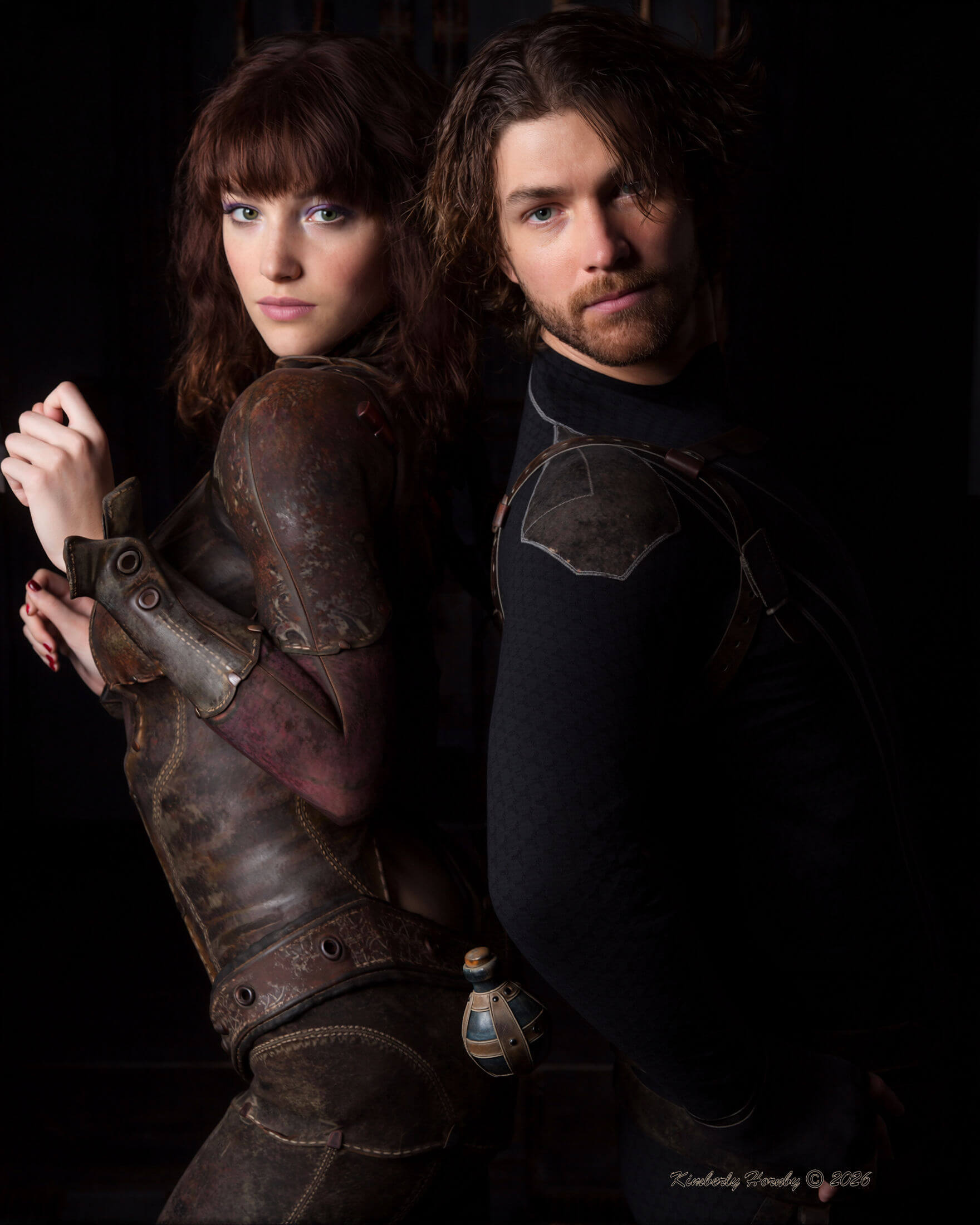 Ashur & Romina - Gemini 3D Render, Digital Artwork by kimh