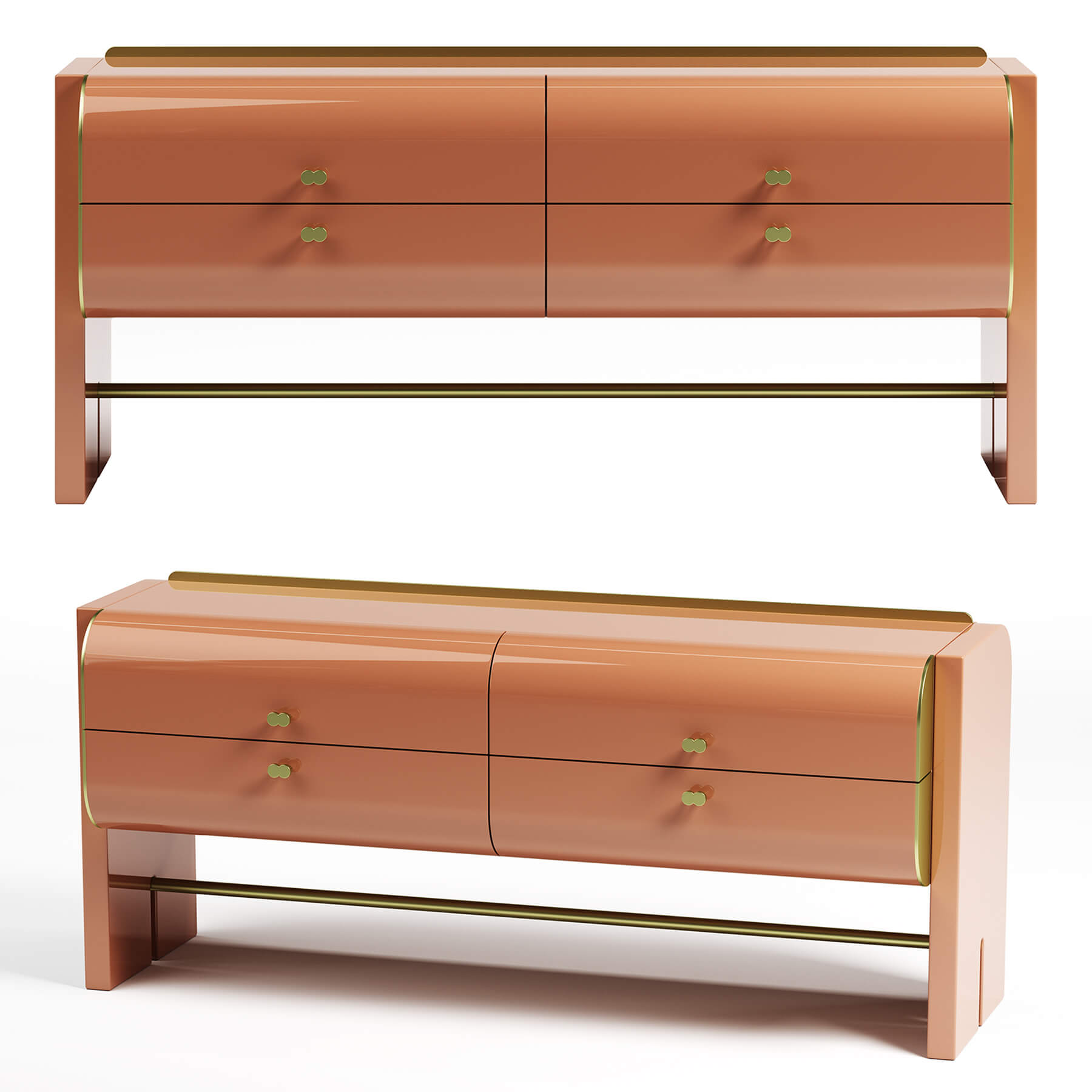 Oskar Drawer Unit by Hessentia 3D Model