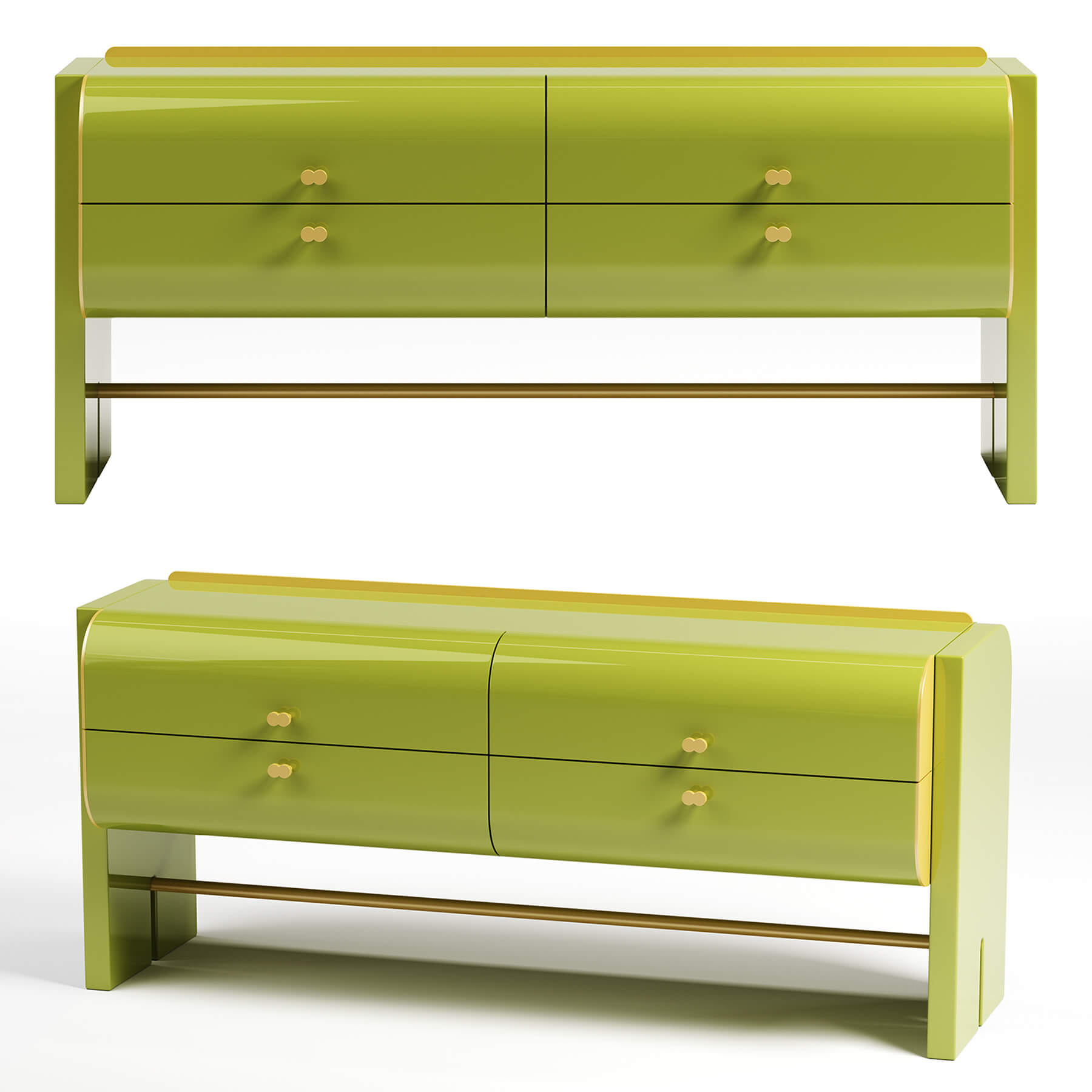 Oskar Drawer Unit by Hessentia 3D Model