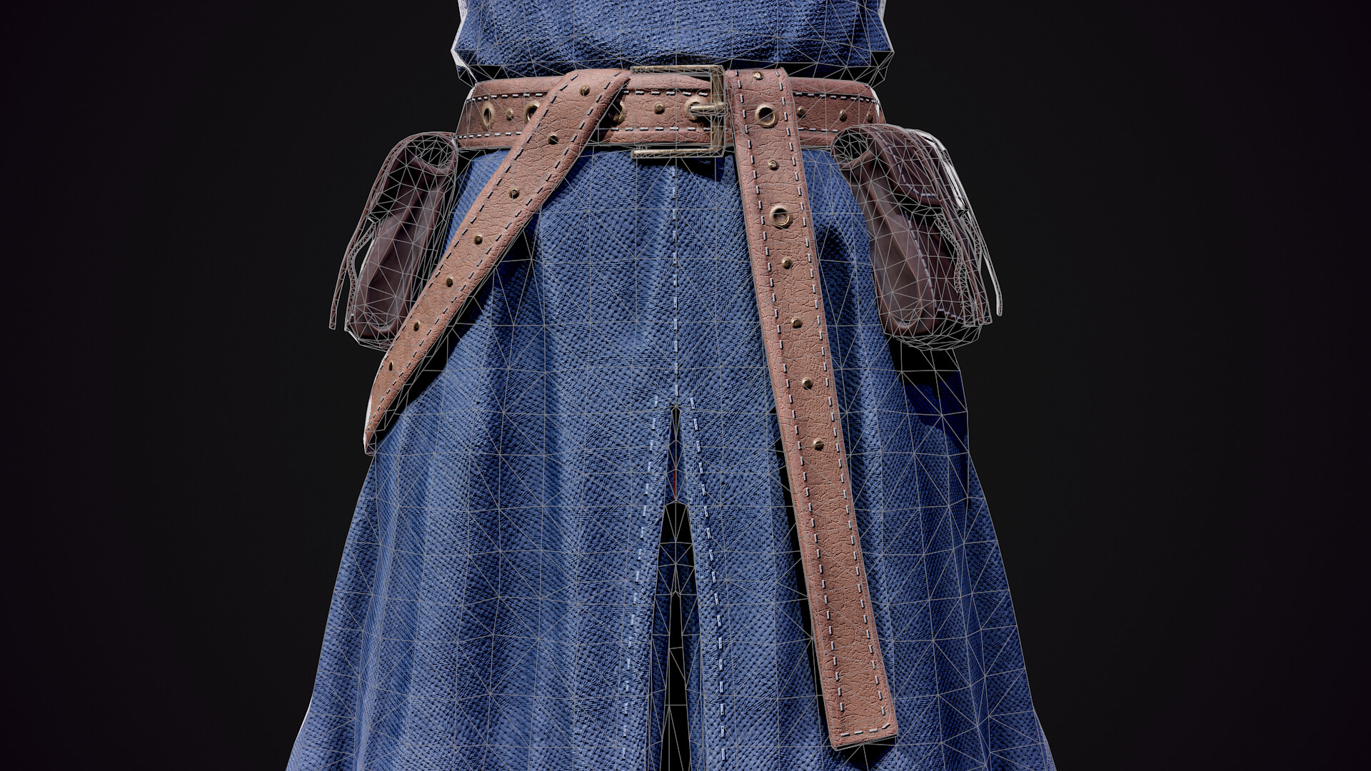 Medieval Spearman 3D Model