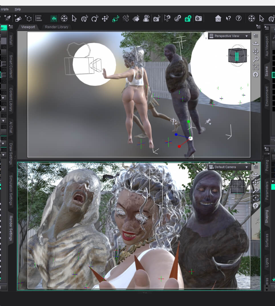 Ringcam 3D Render, Digital Artwork by kmw