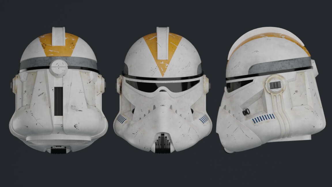 Phase II Clone BARC Trooper 212th Attack Battalion 3D Model