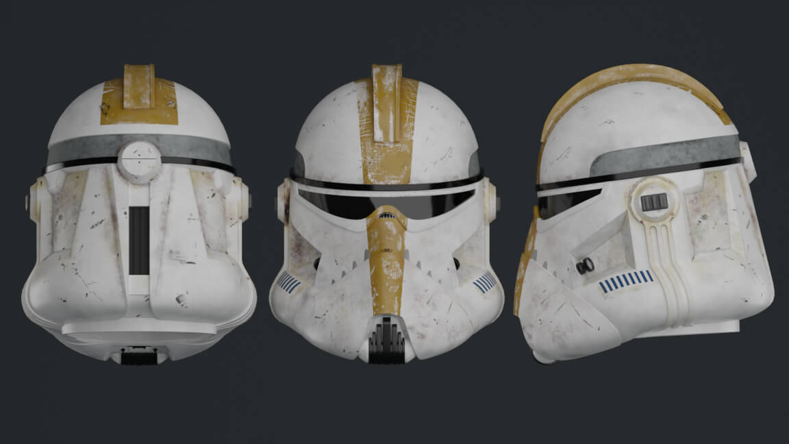 Phase II Clone BARC Trooper 327th Star Corps 3D Model