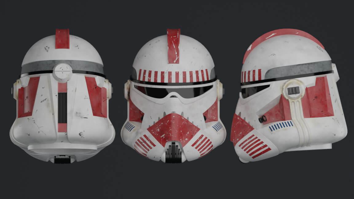 Phase II Clone BARC Trooper (Coruscant Guard) - 3D Model by Kralyks