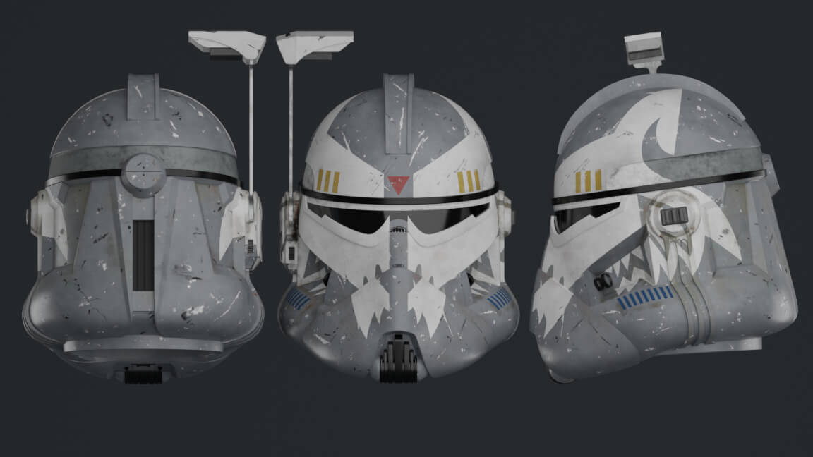 Phase II Clone Commander Wolffe 3D Model
