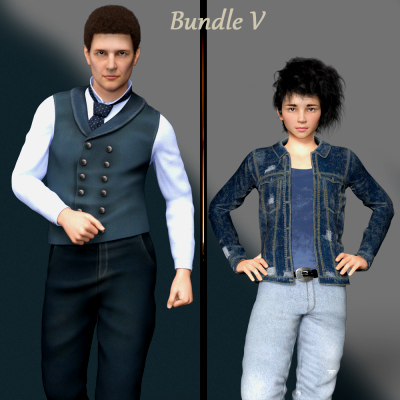BUNDLE Vol 3 Mokas and Nikol for Genesis 8.1 Female