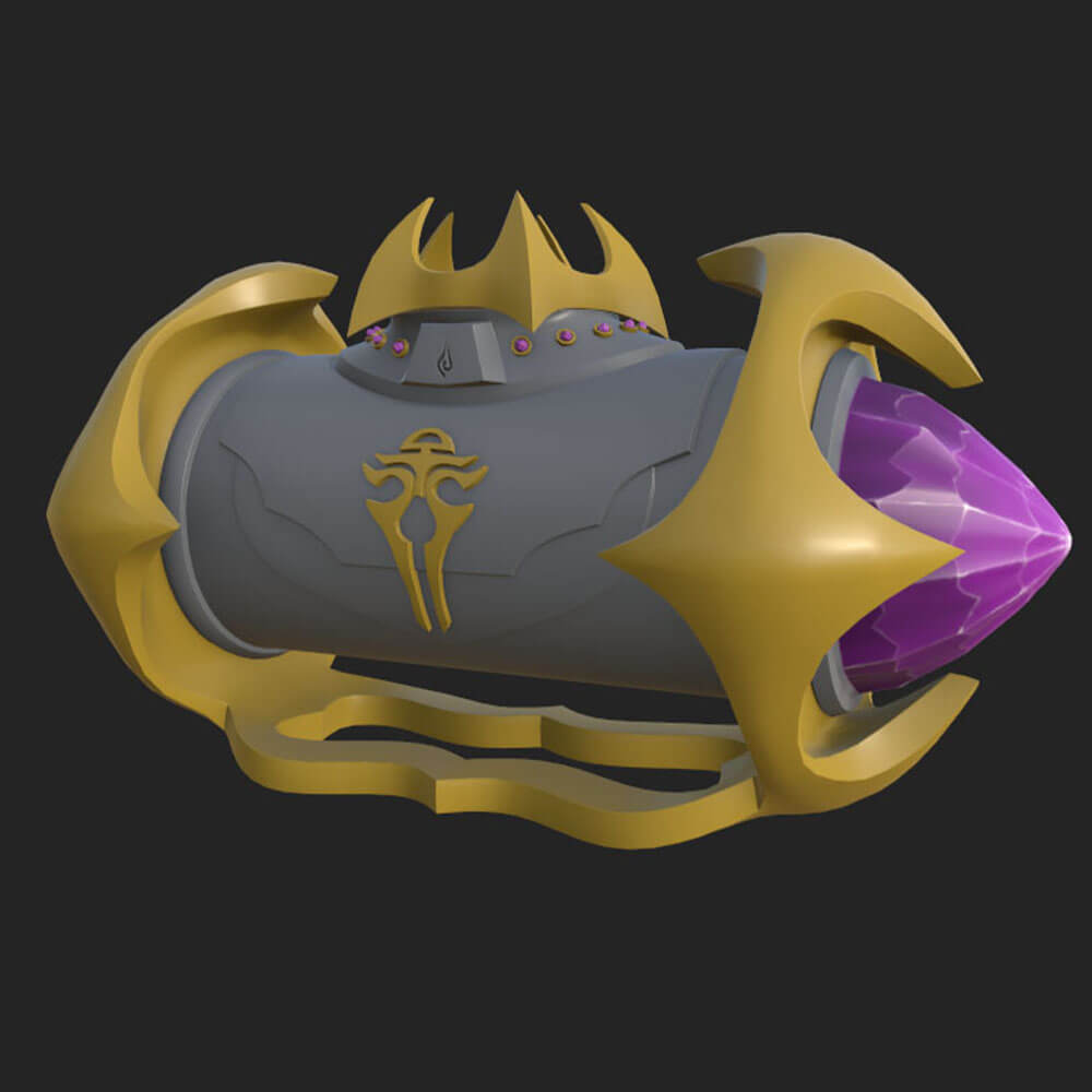 Space Paladin Crystal Chest 3D Printable STL 3D Model