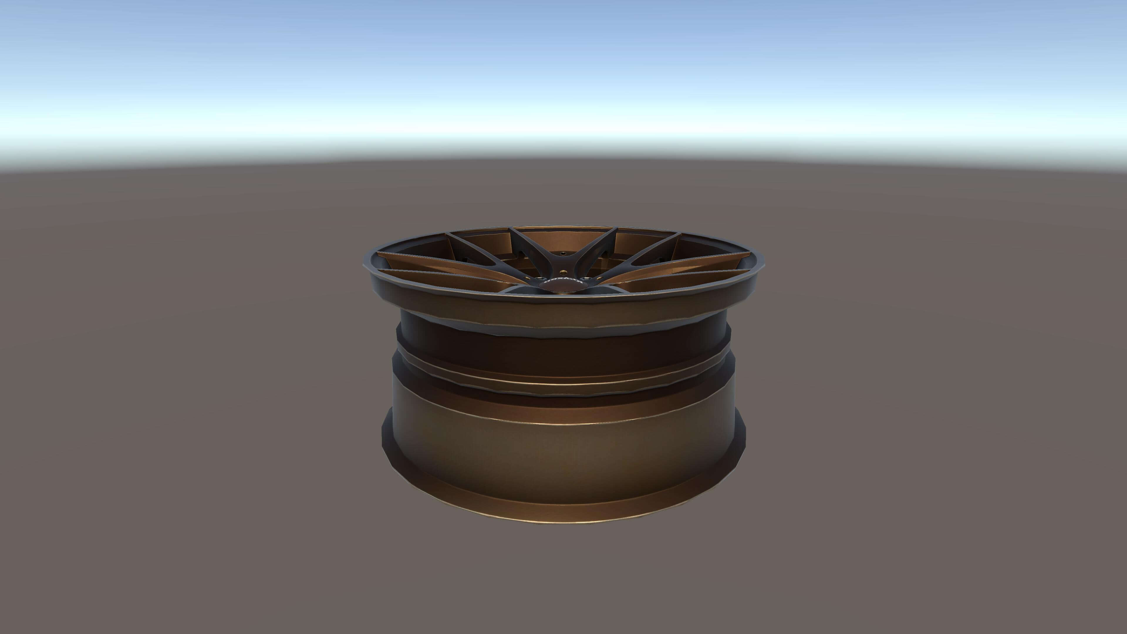 Kryxen Rim V1 - Bronze - Game Ready UE5 & Unity 3D Model