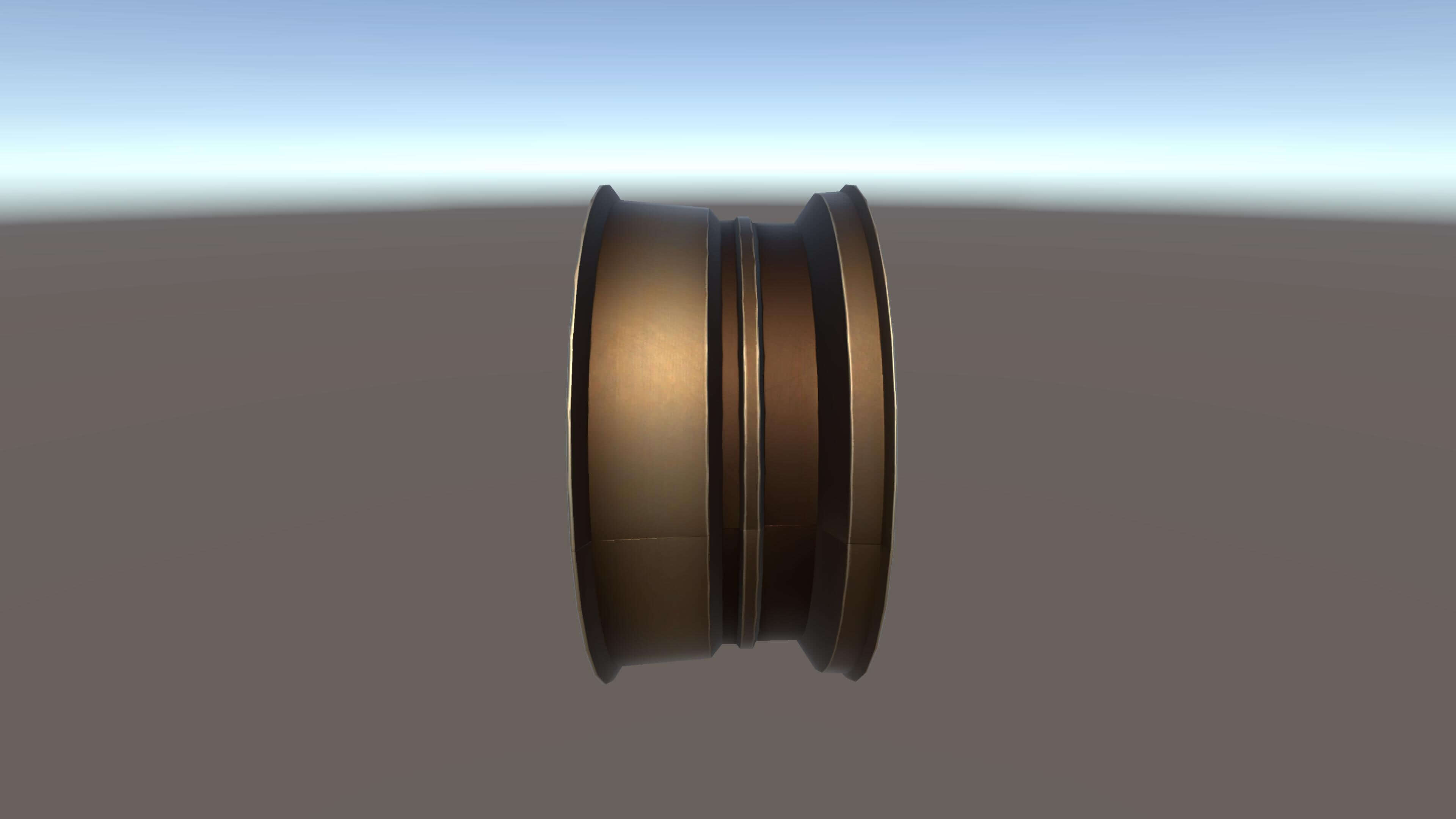Kryxen Rim V1 - Bronze - Game Ready UE5 & Unity 3D Model