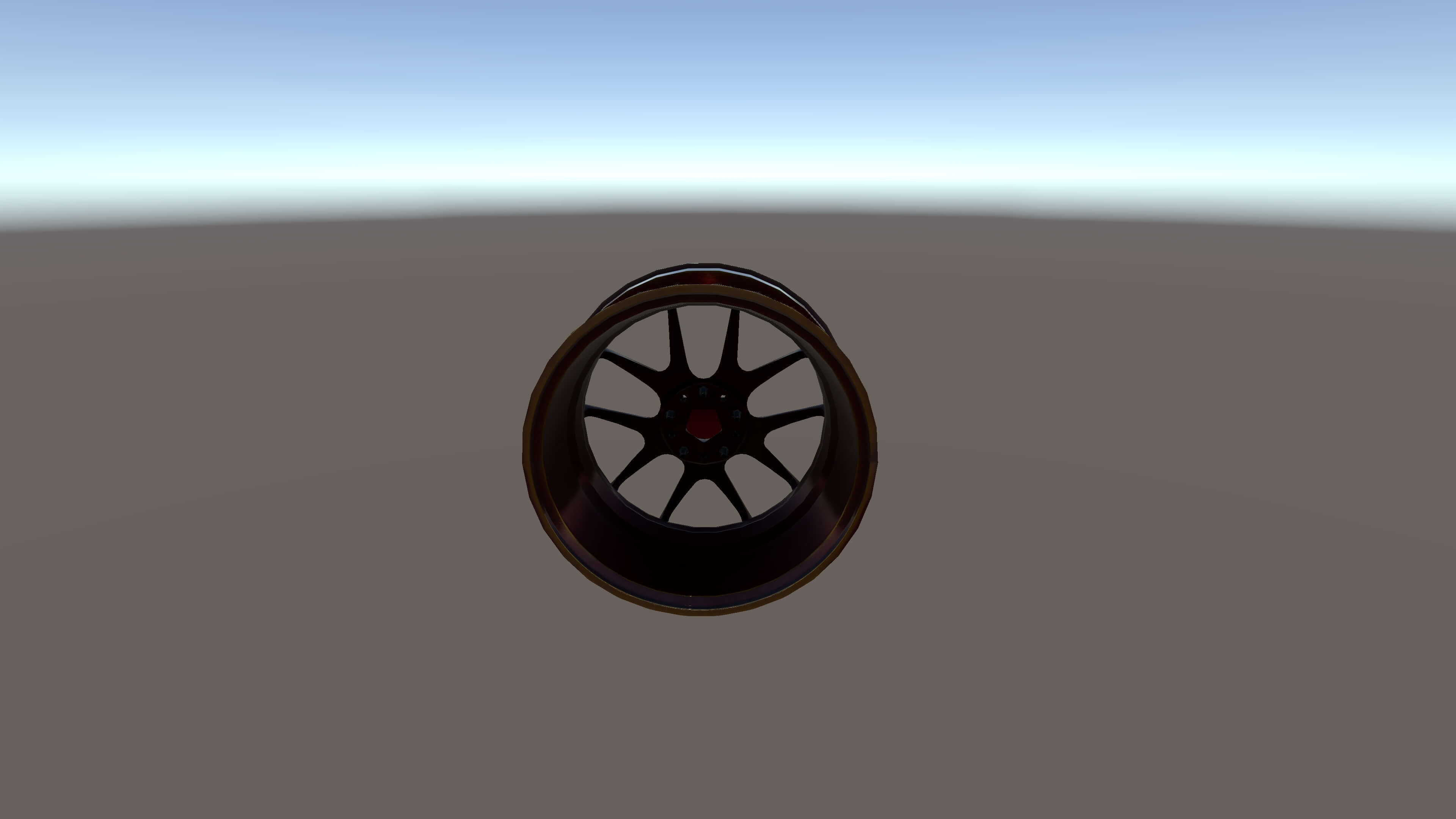 Kryxen Rim V1 Candy Red Game Ready UE5 &amp Unity 3D Model
