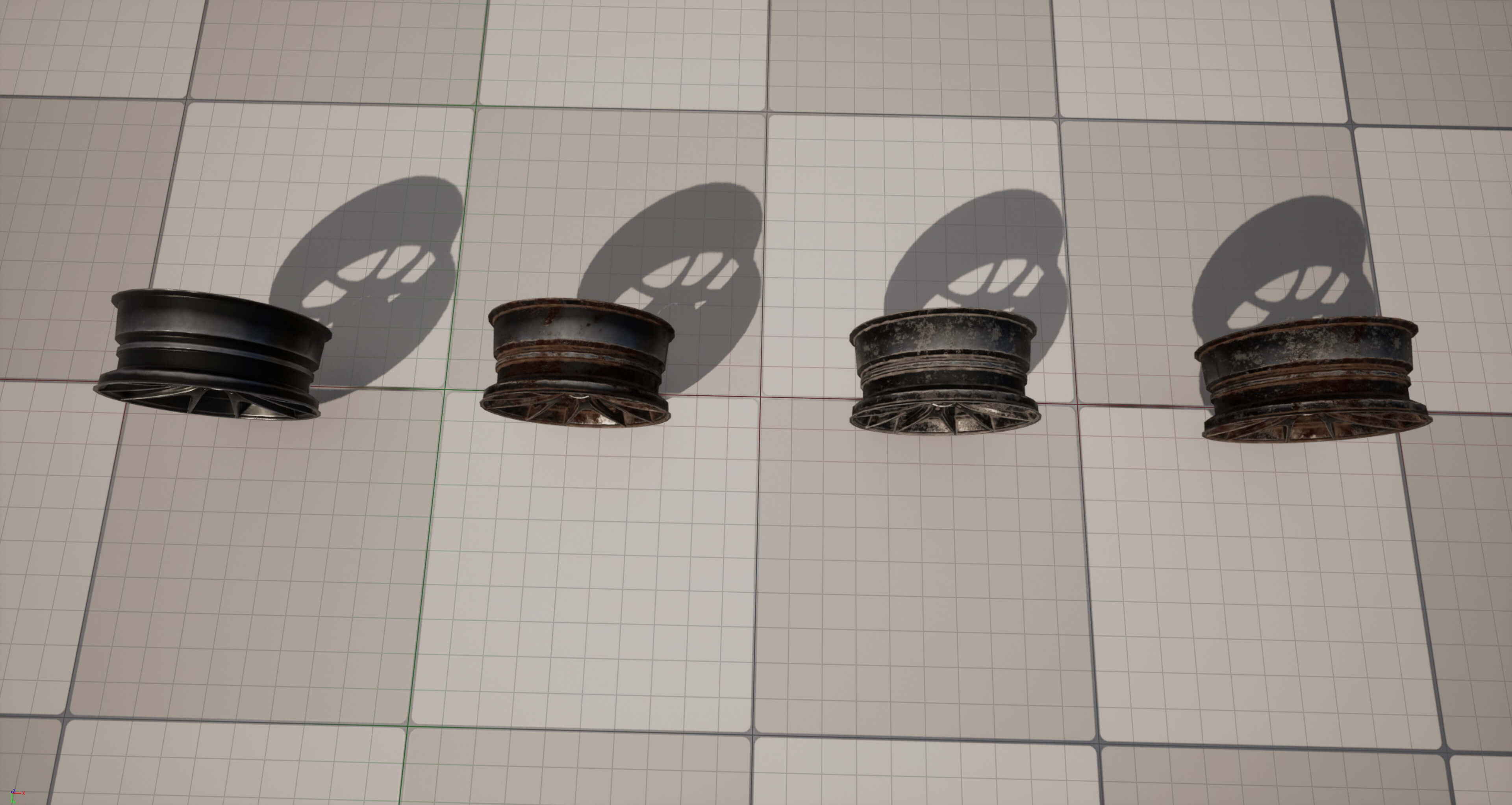 Kryxen Rim V1 - Gunmetal - Game Ready UE5 & Unity 3D Model