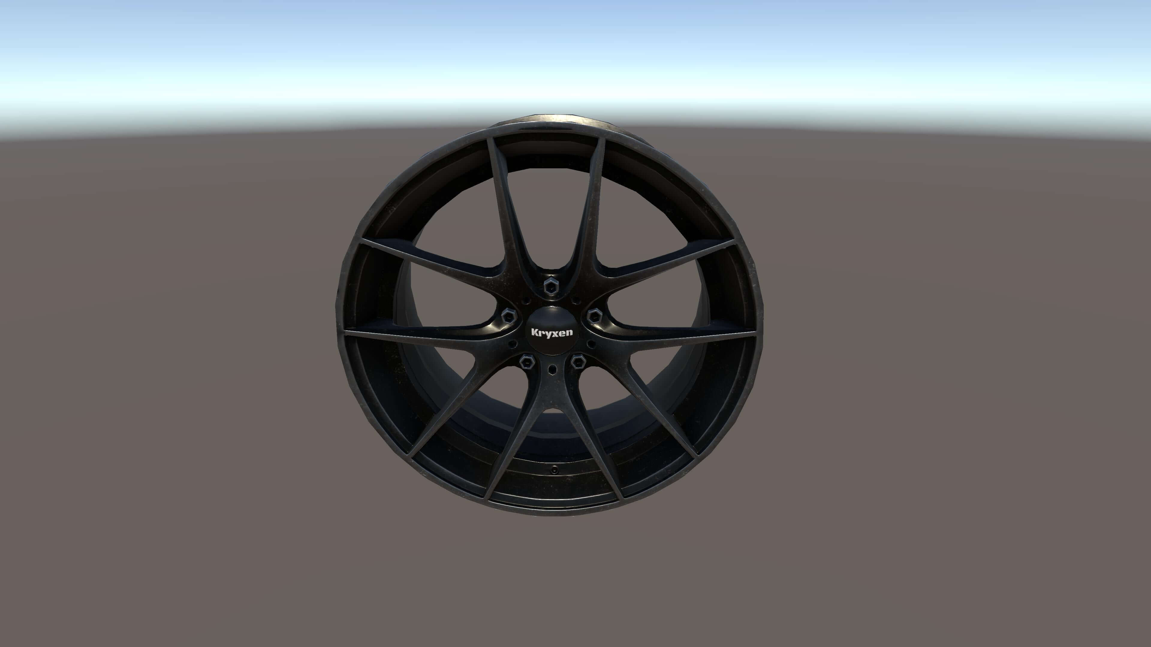 Kryxen Rim V1 - Gunmetal - Game Ready UE5 & Unity 3D Model
