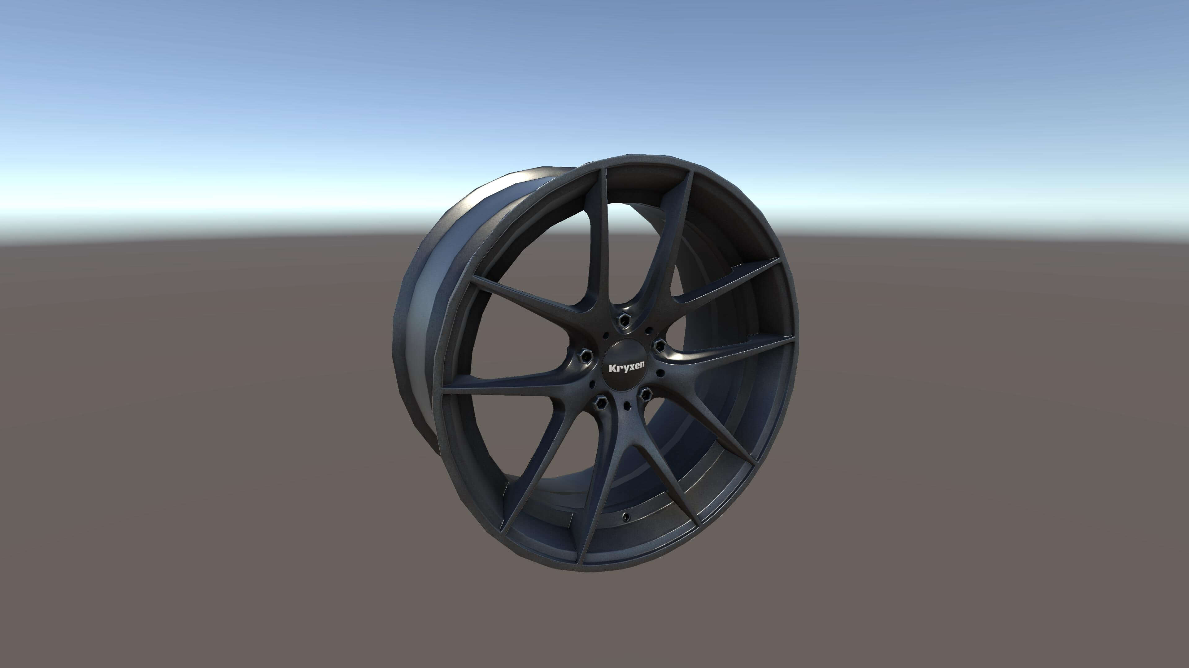 Kryxen Rim V1 Titanium Game Ready UE5 & Unity 3D Model