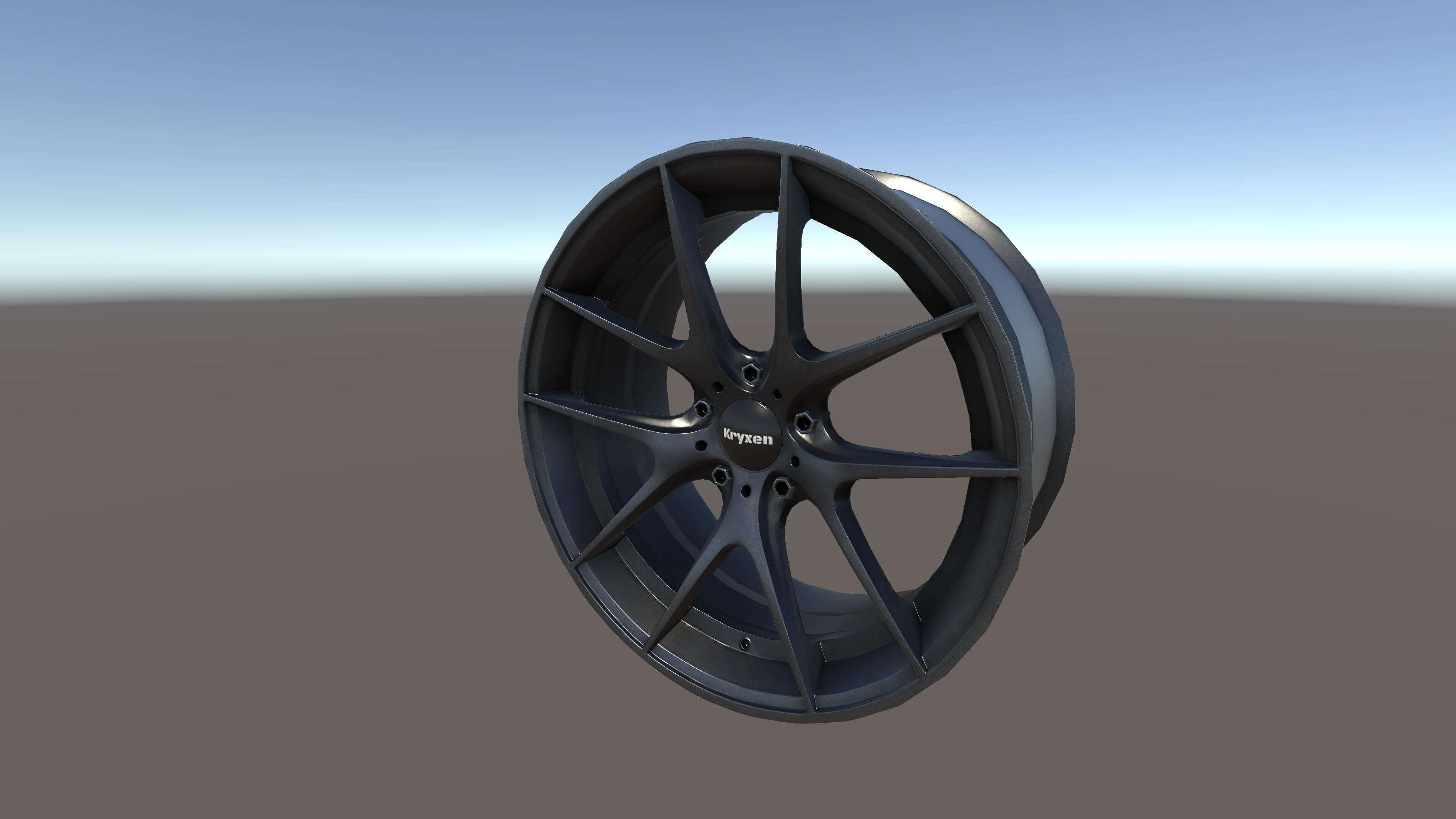 Kryxen Rim V1 Titanium Game Ready UE5 & Unity 3D Model