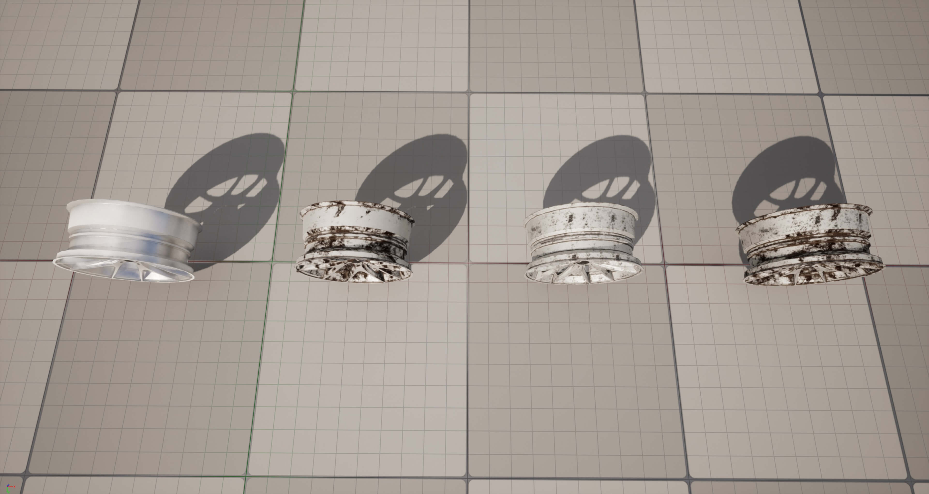 Kryxen Rim V1 - White - Game Ready UE5 and Unity 3D Model