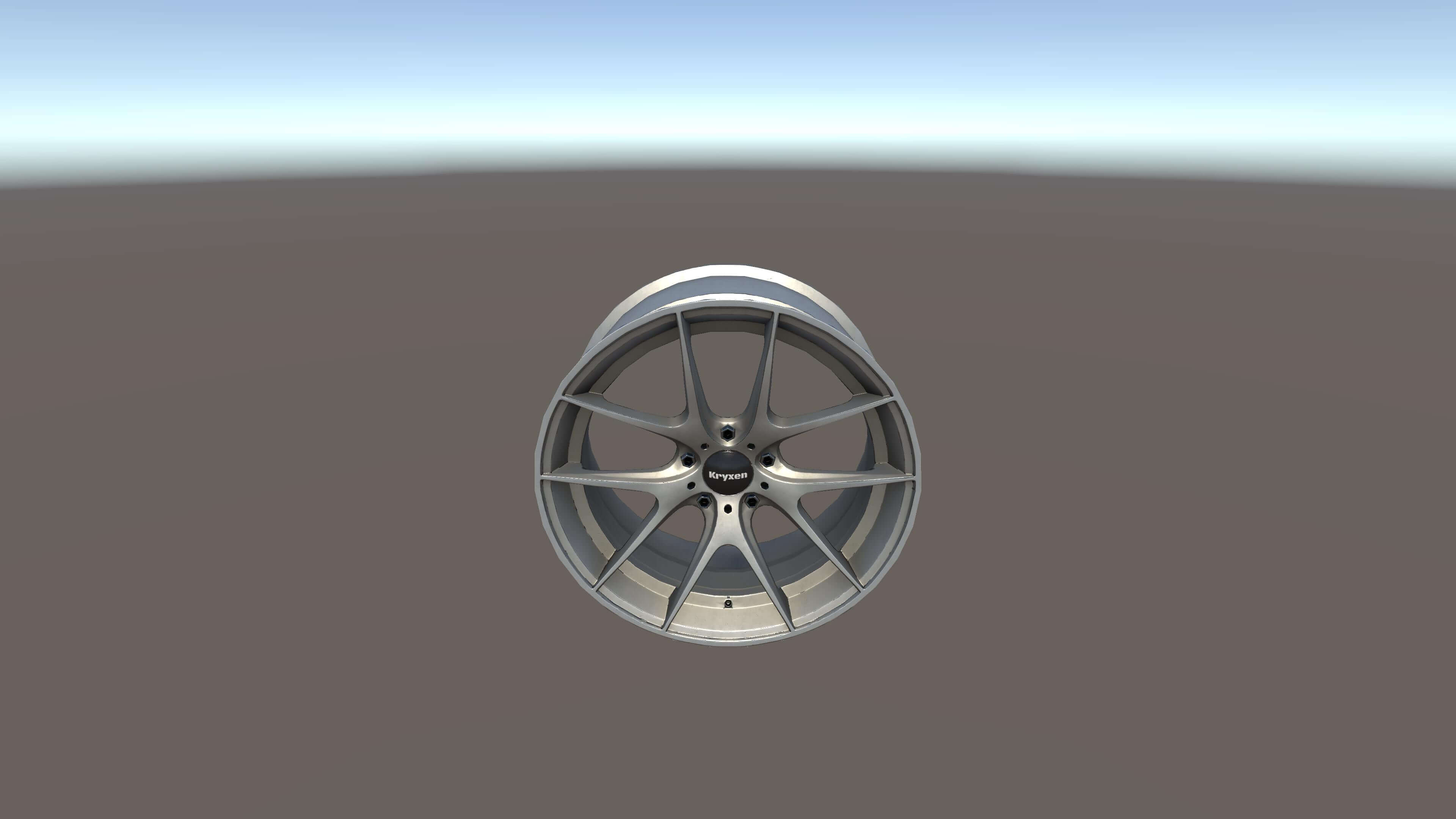 Kryxen Rim V1 - White - Game Ready UE5 and Unity 3D Model