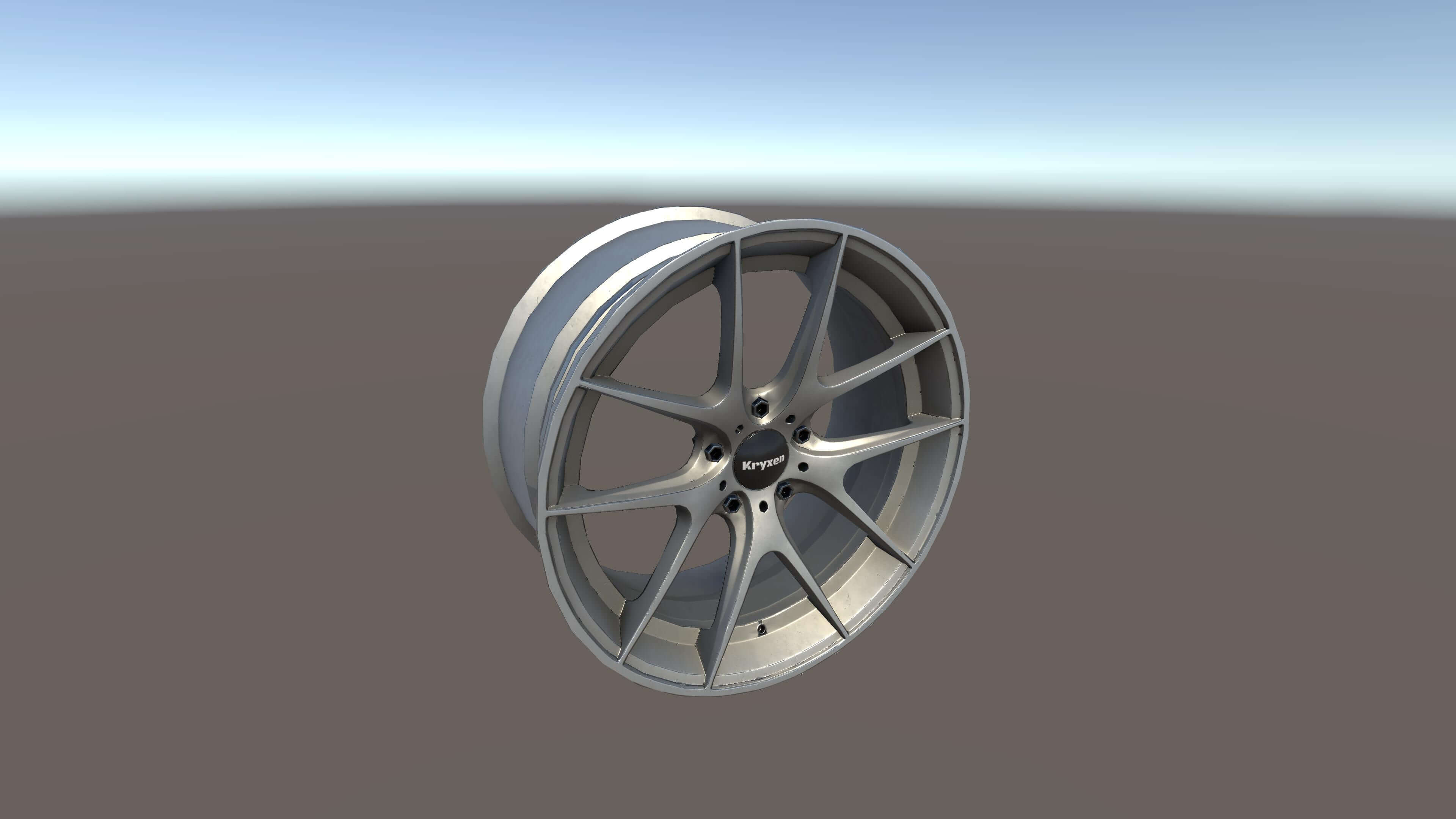 Kryxen Rim V1 - White - Game Ready UE5 and Unity 3D Model