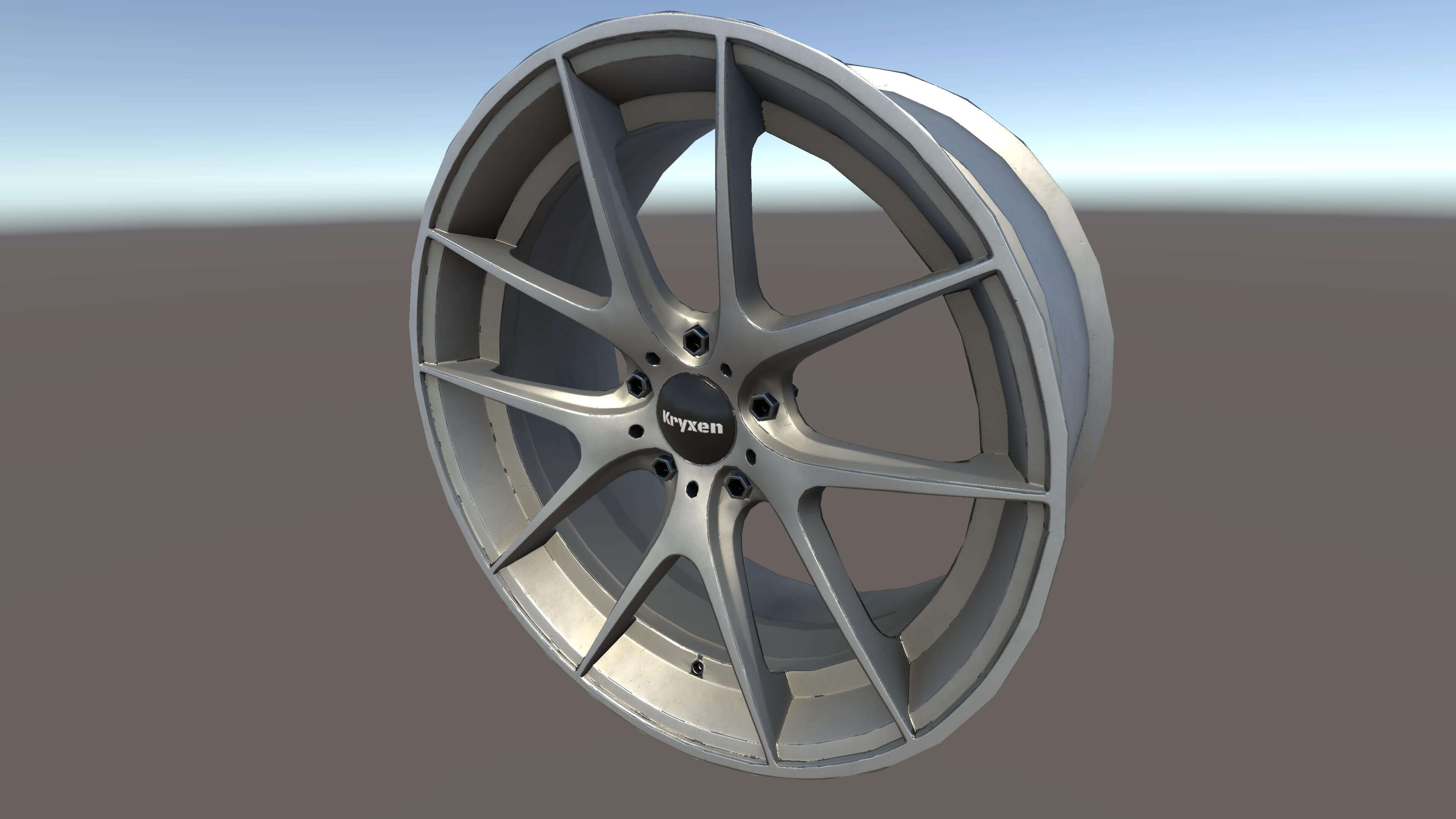 Kryxen Rim V1 - White - Game Ready UE5 and Unity 3D Model