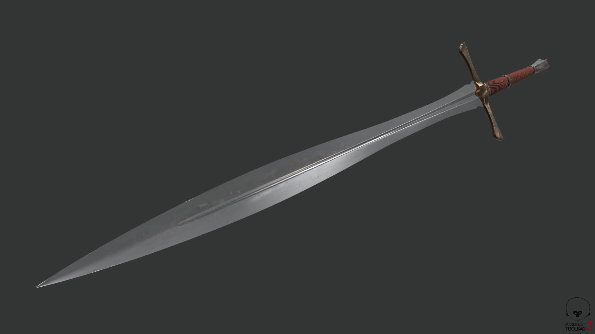 Realistic Medieval Longswords &ndash Game Ready UE5 and Uni 3D Model