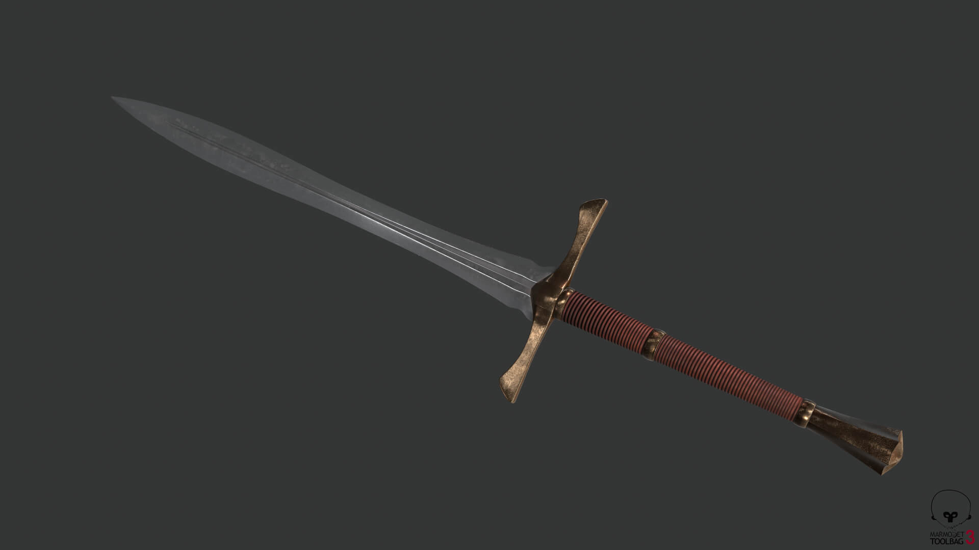 Realistic Medieval Longswords &ndash Game Ready UE5 and Uni 3D Model