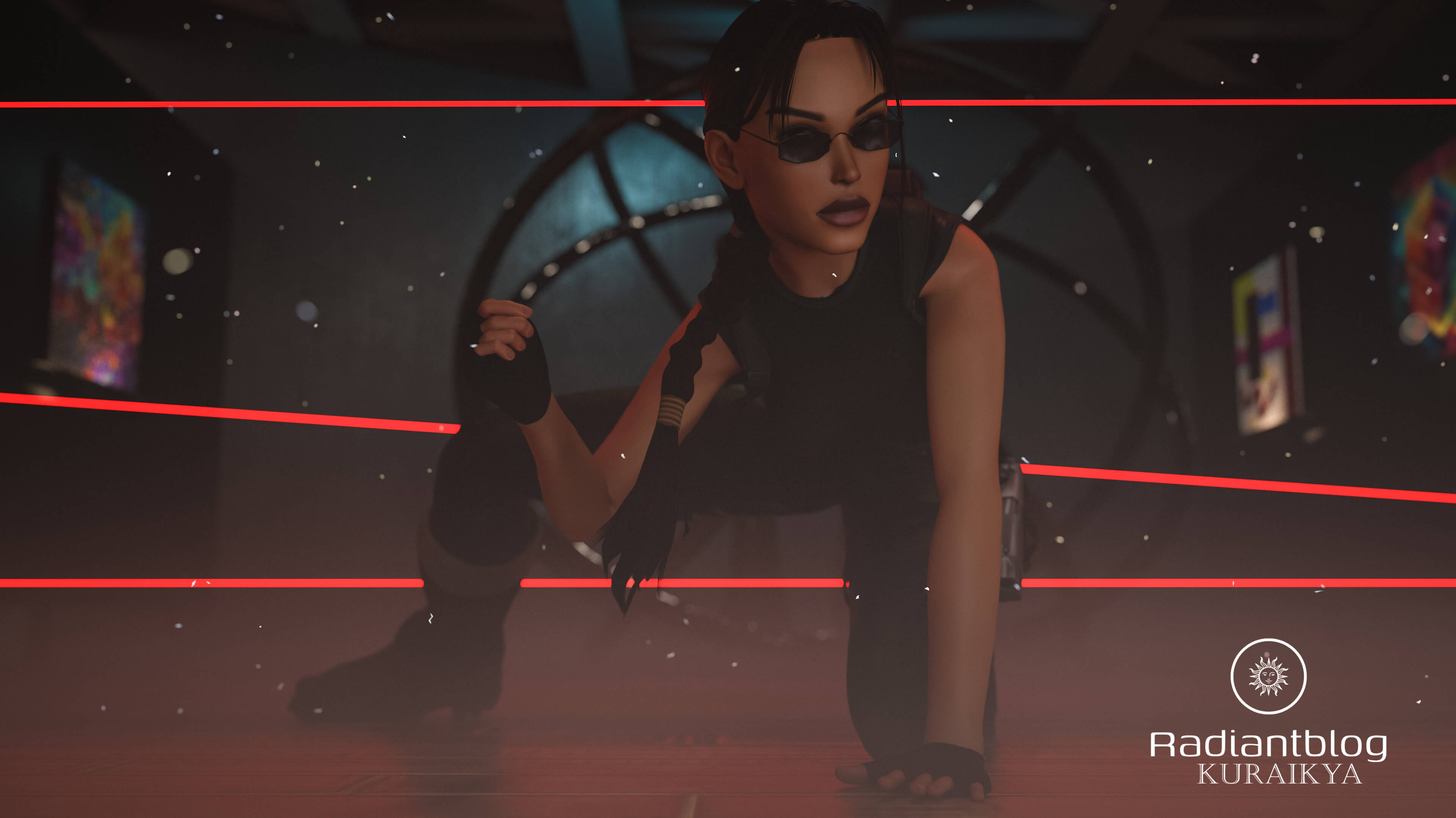 Dark Angel 3D Render, Digital Artwork by KuraiKya