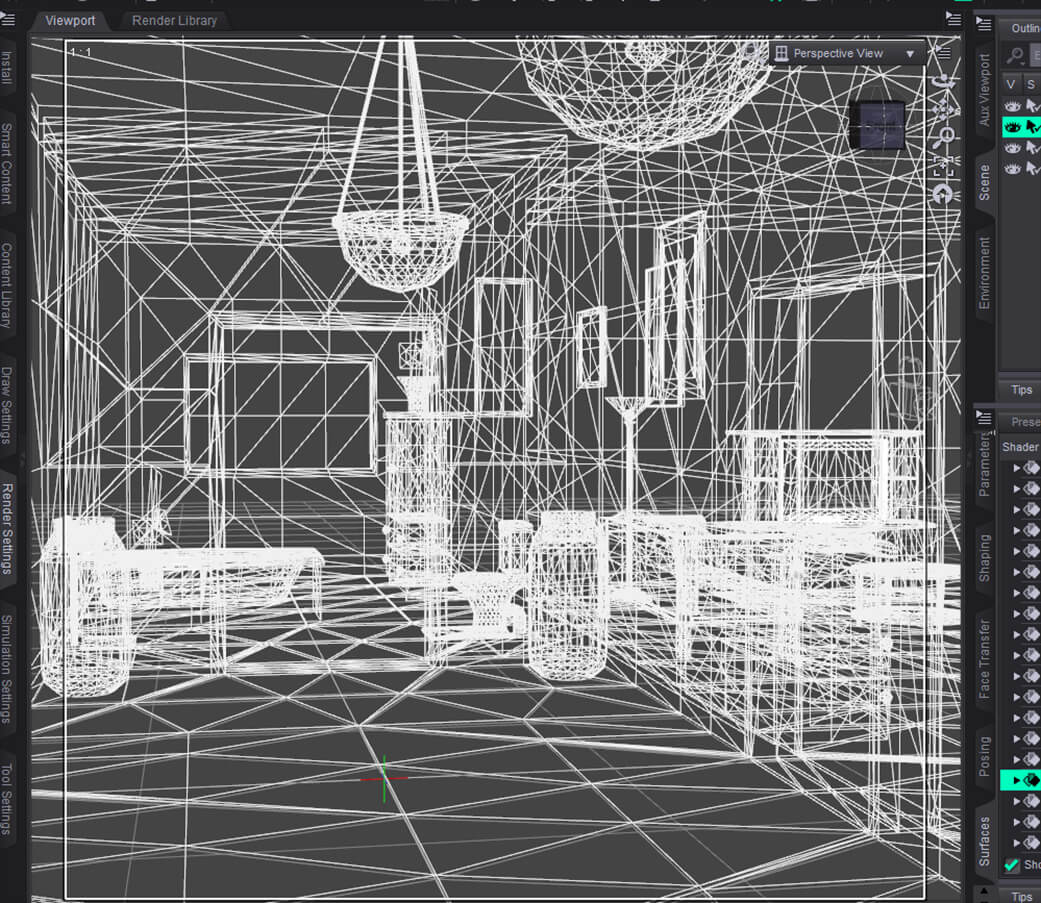 Hotel Room for Daz3D Daz Content