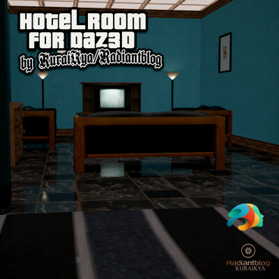 Hotel Room for Daz3D Daz Content