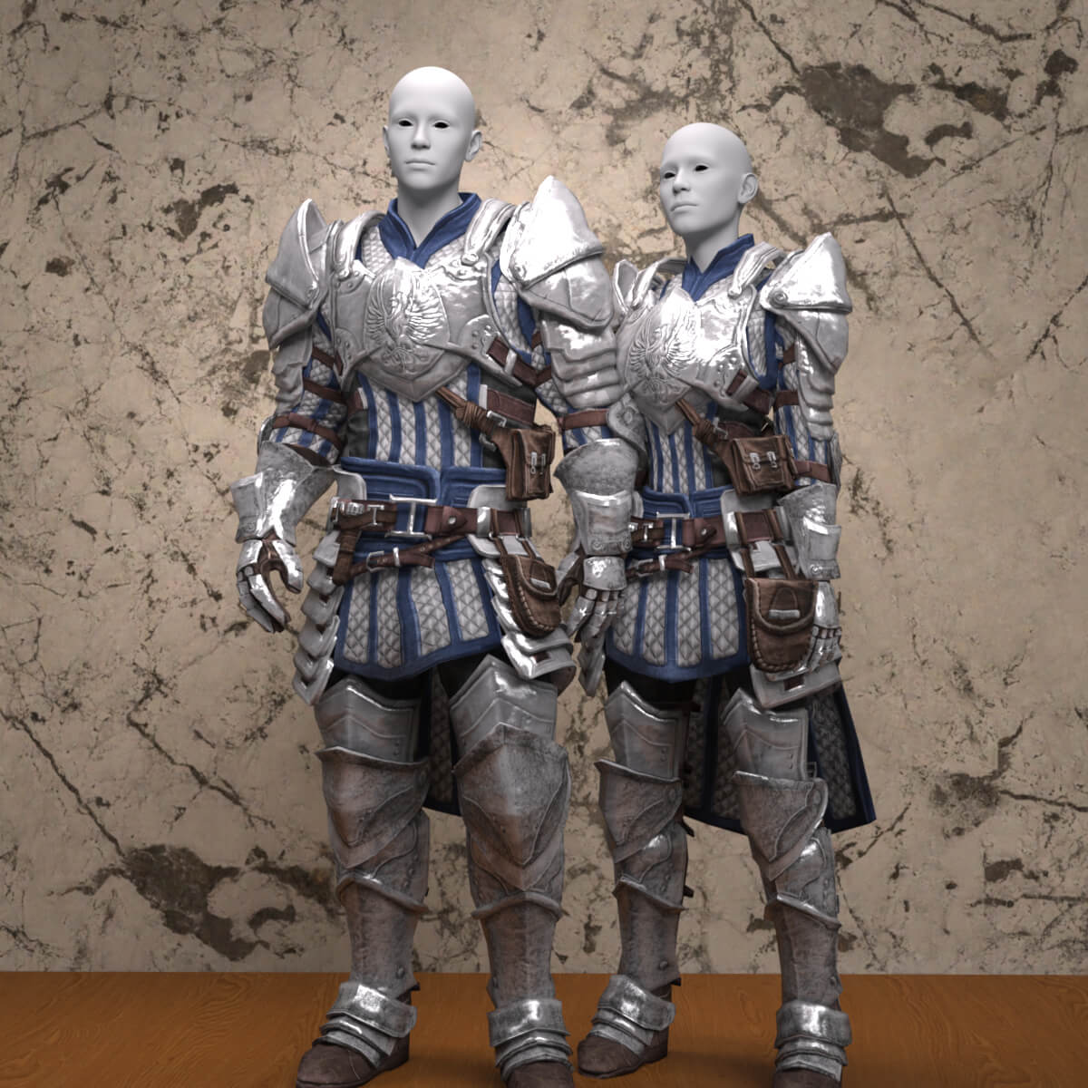 Tarnished Armor Sets for Genesis 9 Daz Content