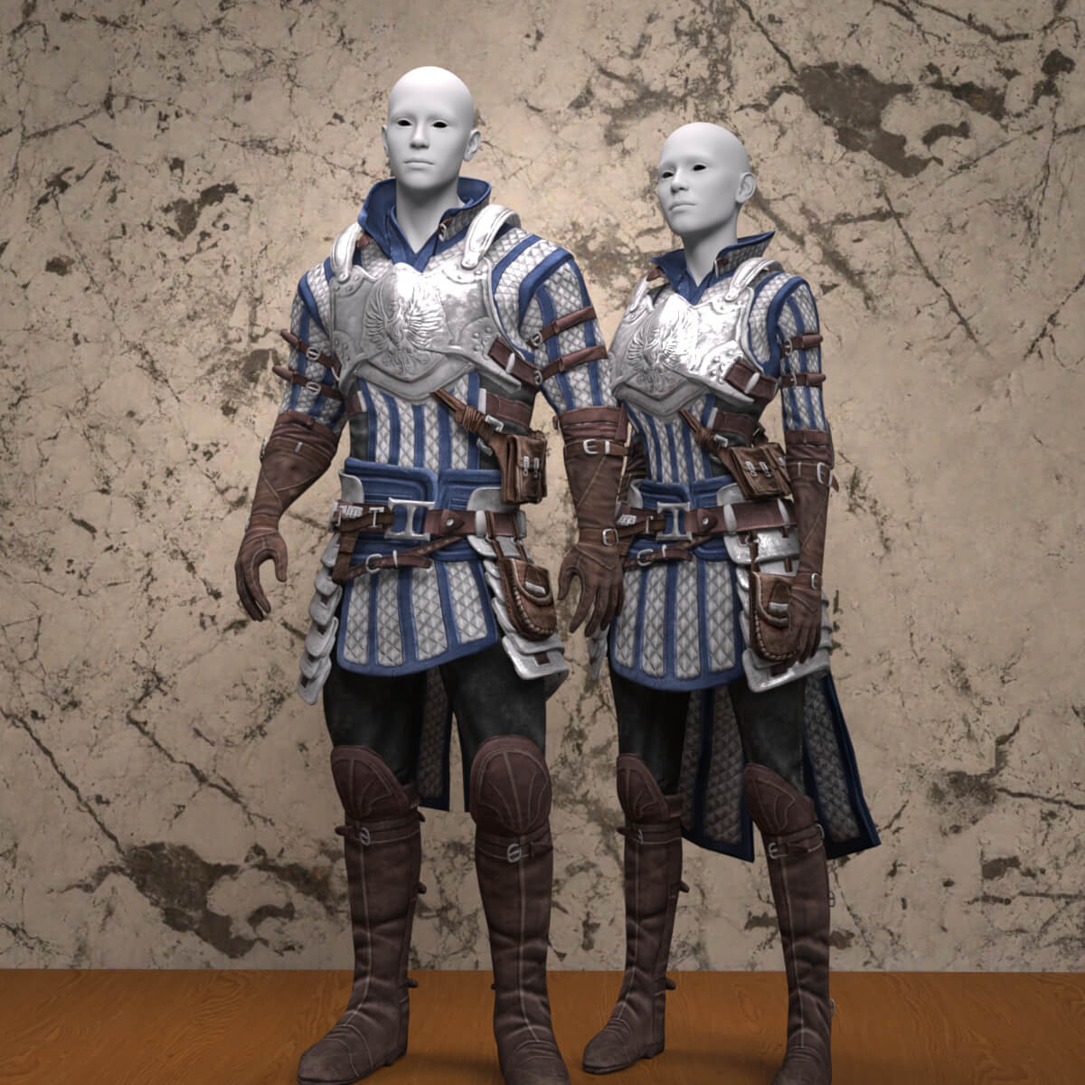Tarnished Armor Sets for Genesis 9 Daz Content