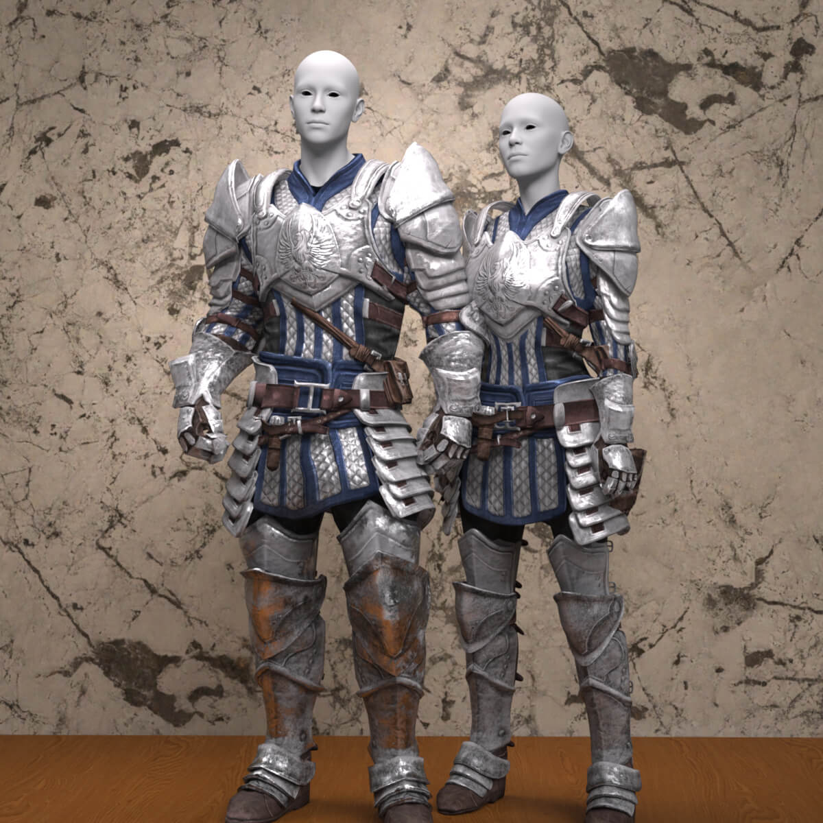 Tarnished Armor Sets for Genesis 9 Daz Content