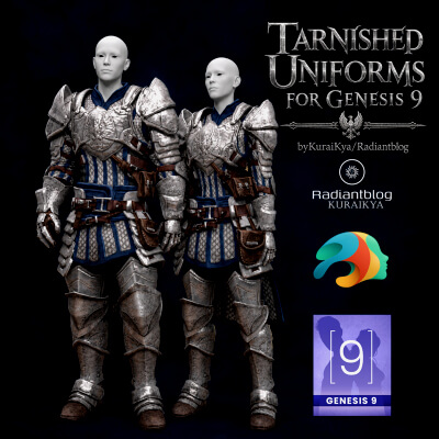 Tarnished Armor Sets for Genesis 9
