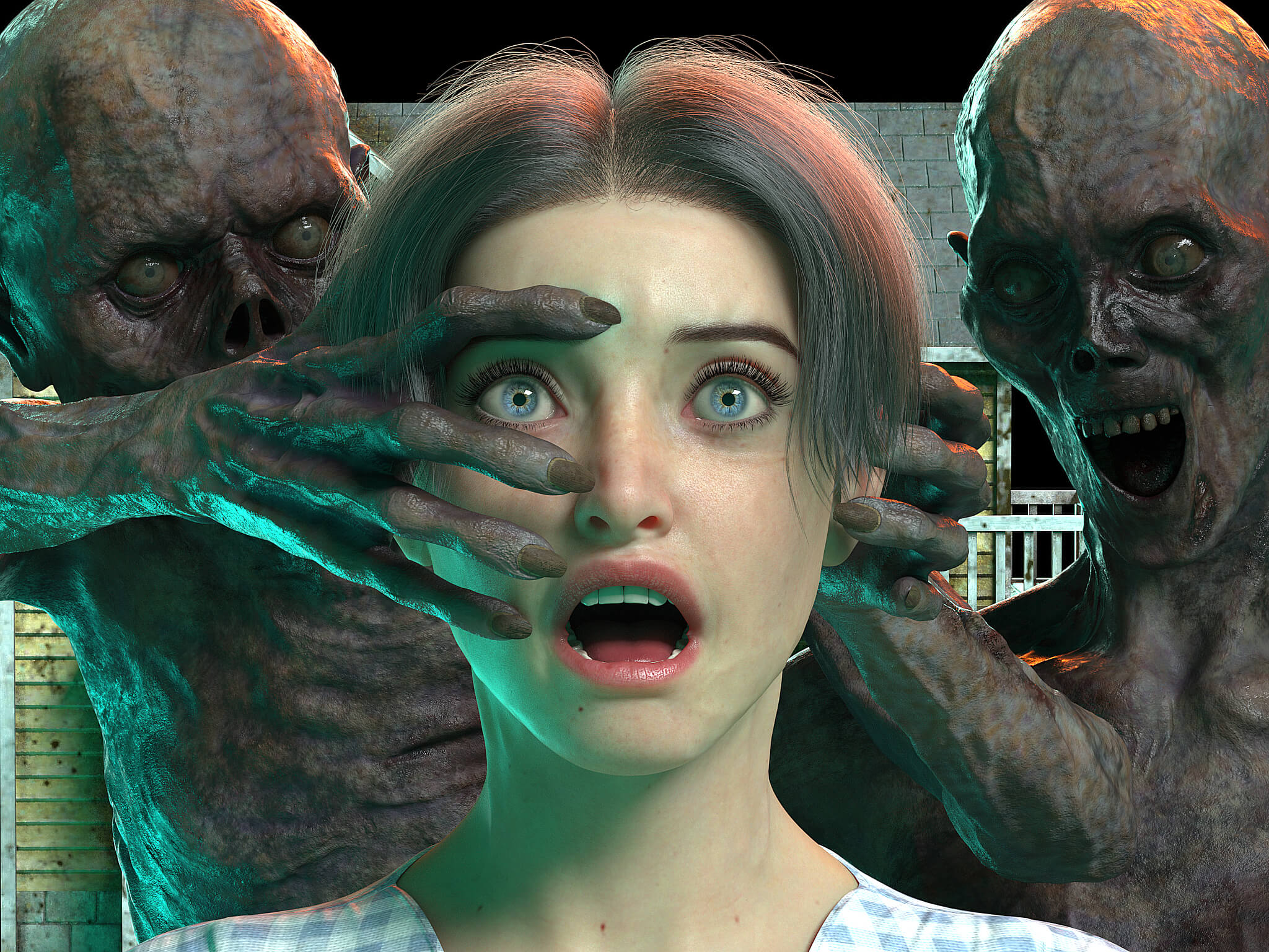 A Bad Night 3D Render, Digital Artwork by Lagaches2080