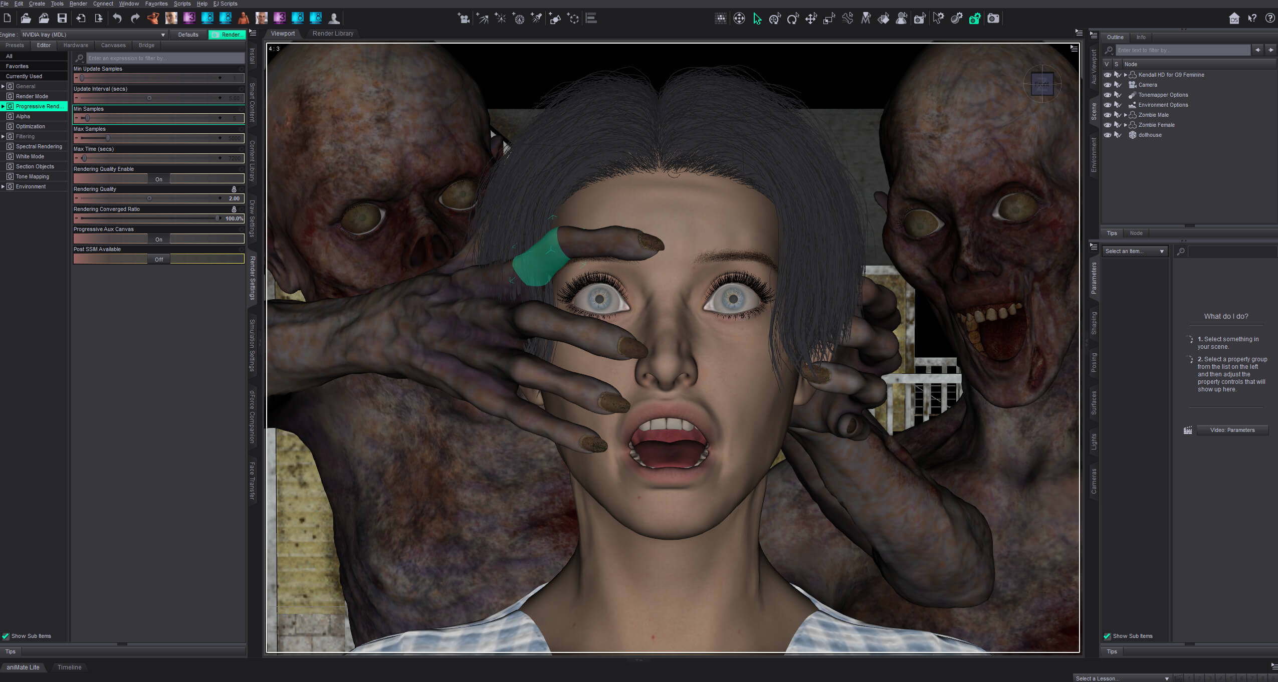 A Bad Night 3D Render, Digital Artwork by Lagaches2080