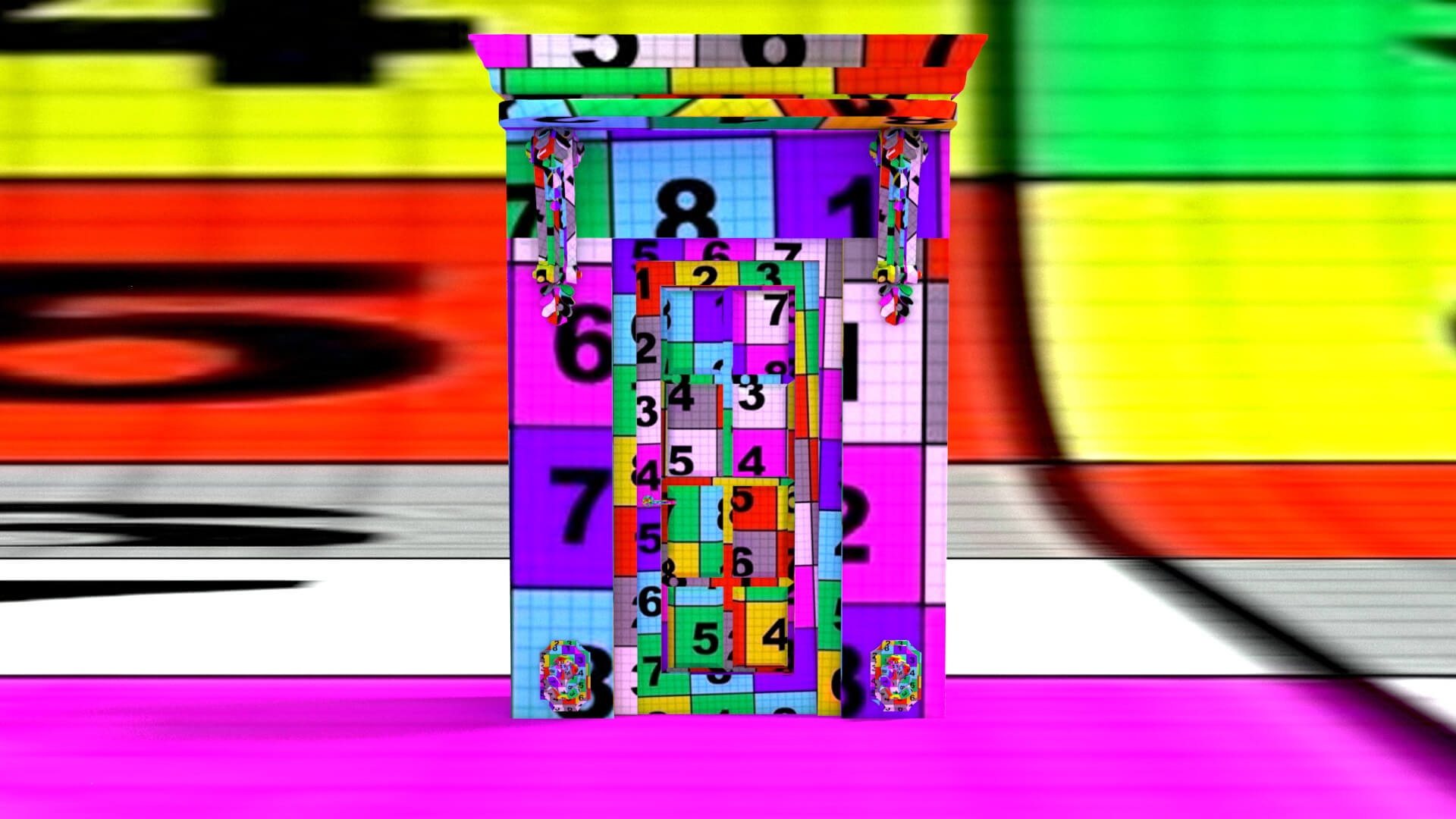 laos Classic Door 3D Model