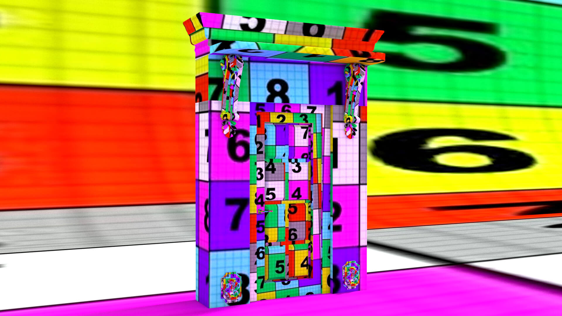 laos Classic Door 3D Model