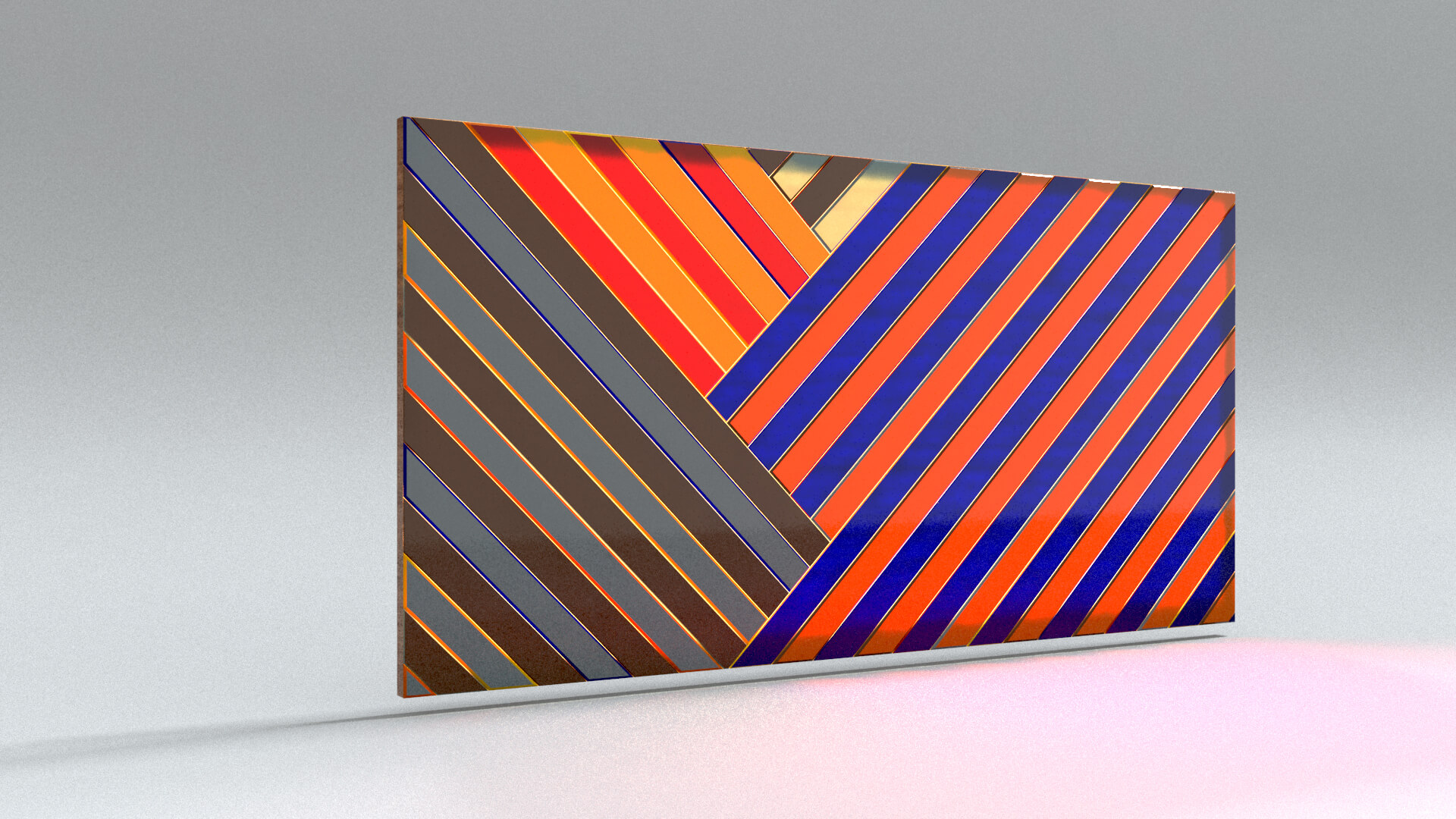 laos Decorative Wall Panel 3D Model