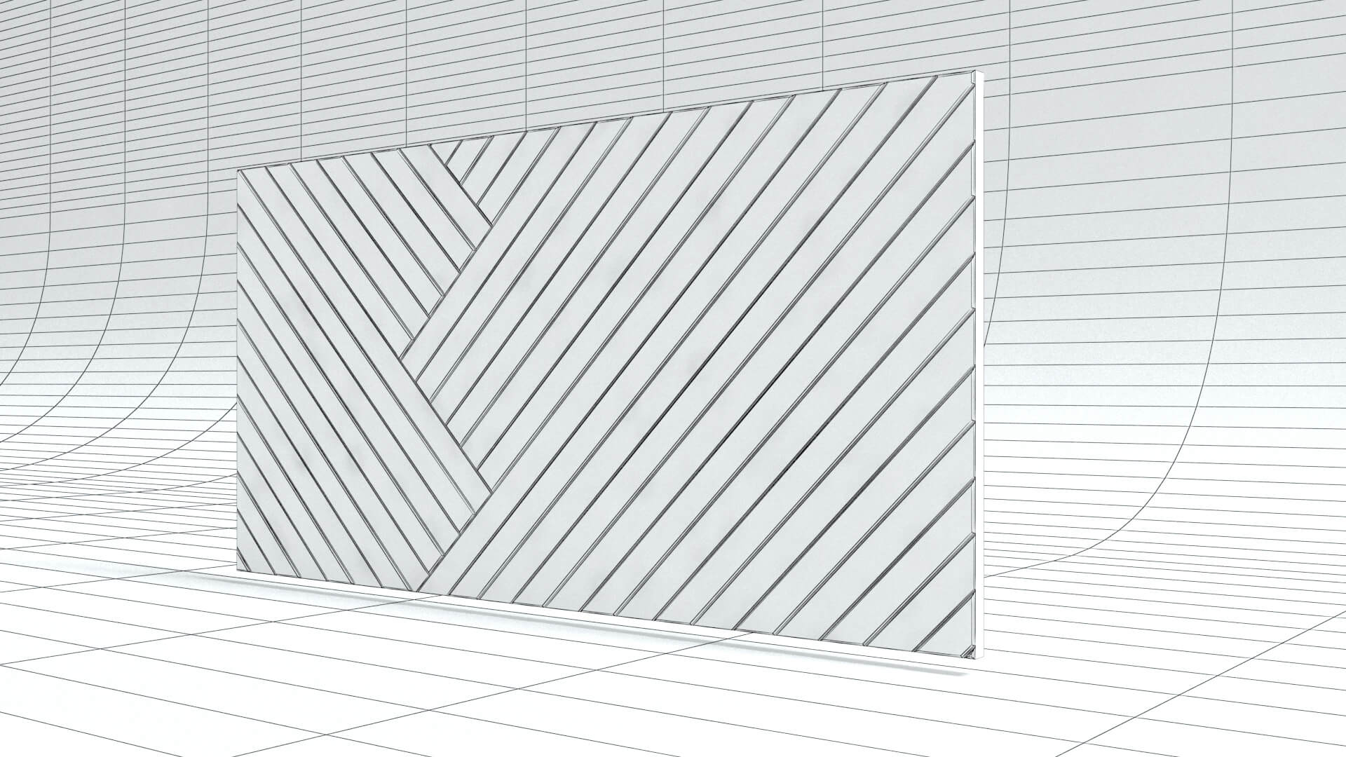 laos Decorative Wall Panel 3D Model