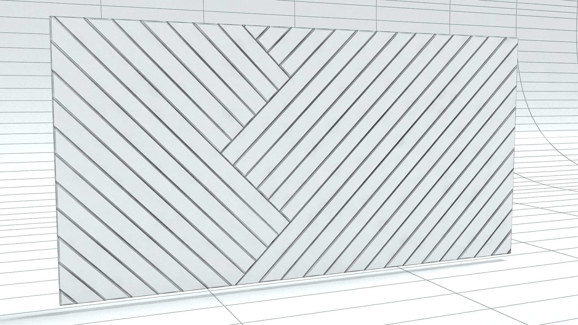 laos Decorative Wall Panel 3D Model