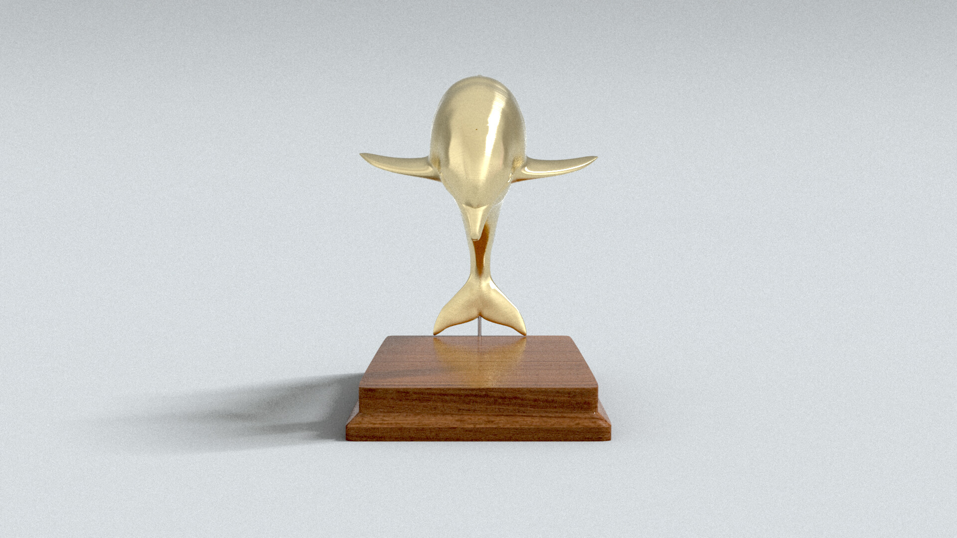 laos Dolphin Statue 3D Model