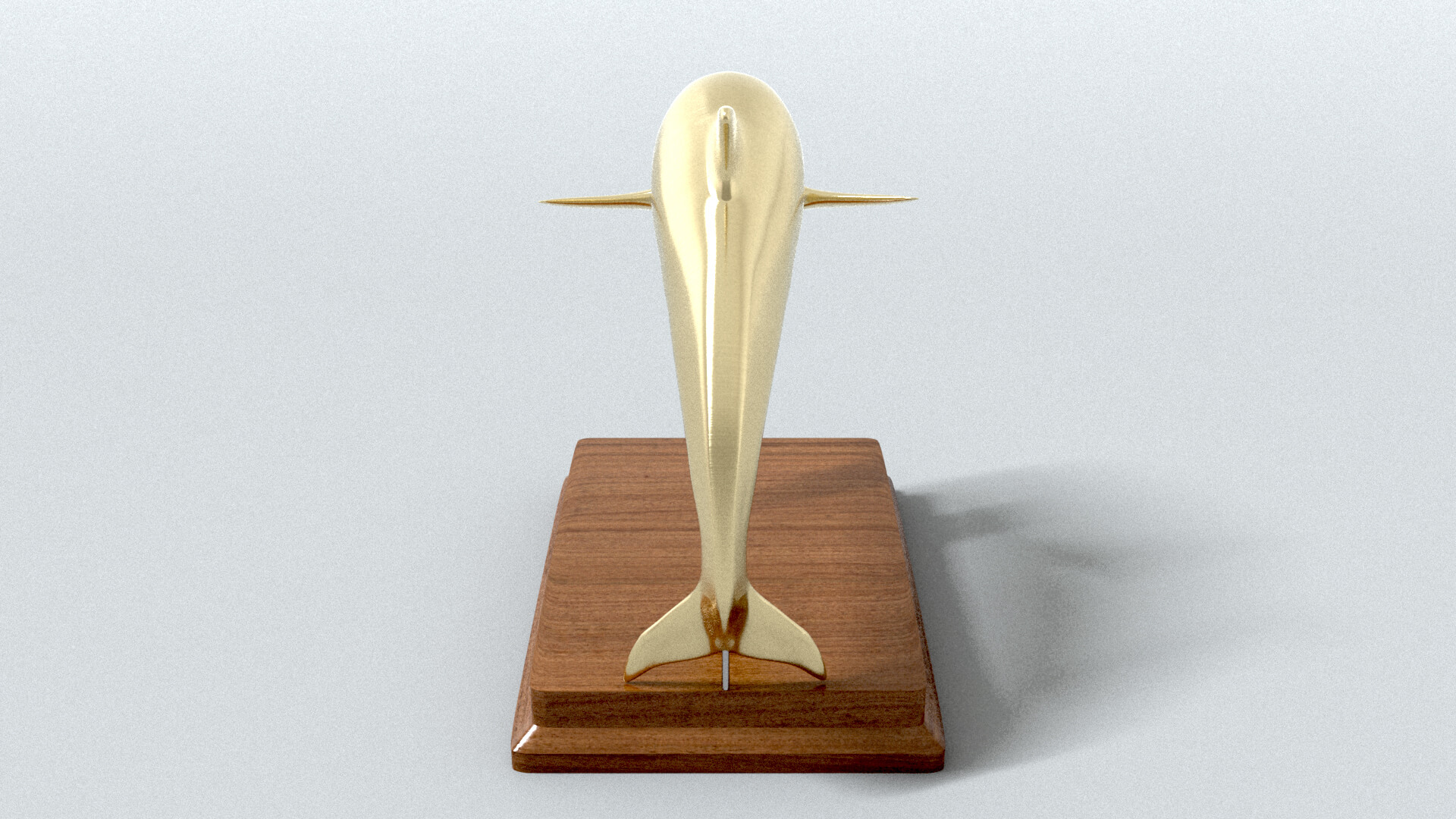 laos Dolphin Statue 3D Model